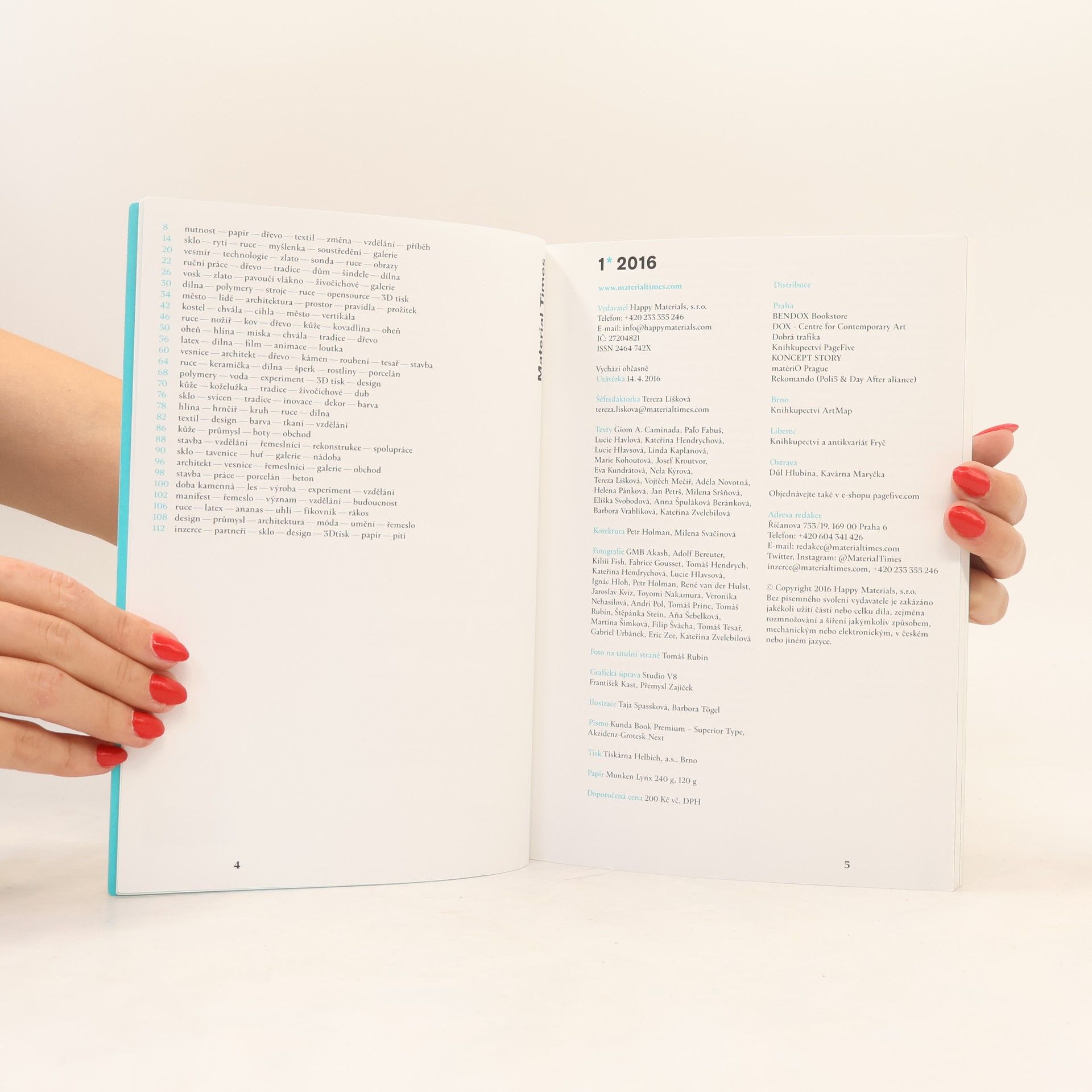 Tereza Lišková Material Times 1/2016