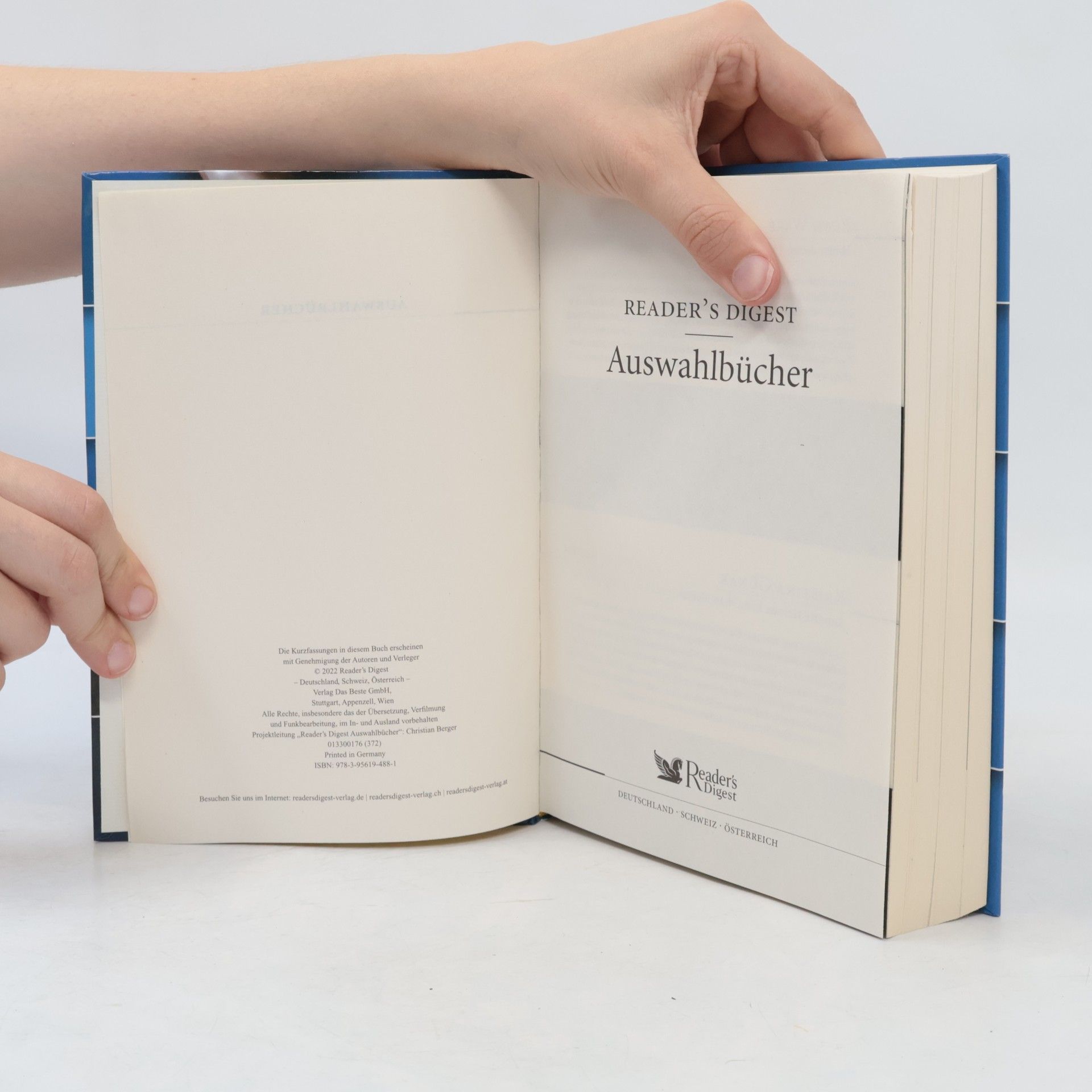 Kristina Günak Reader's Digest Auswahlbücher