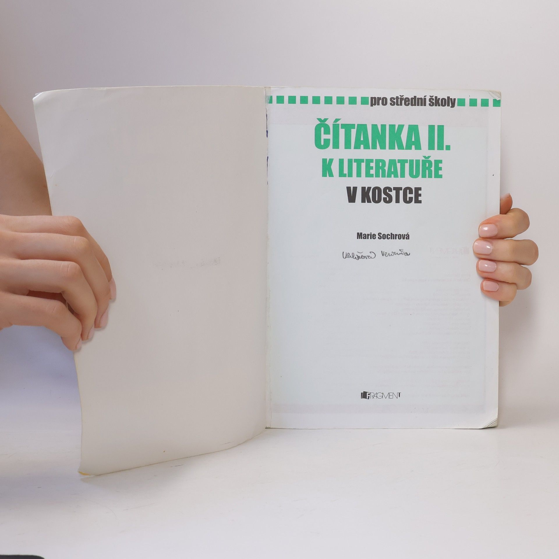 Marie Sochrová Čítanka II. k Literatuře v kostce