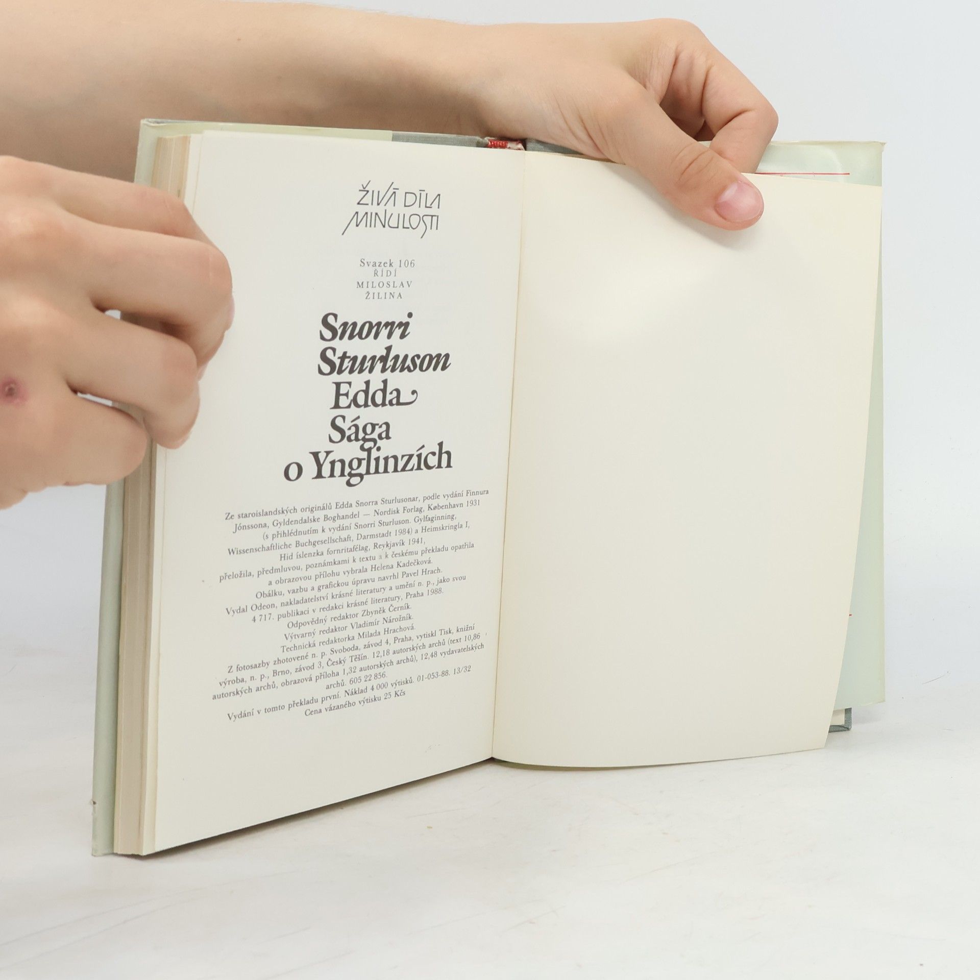 Snorri Sturluson Edda. Sága o Ynglinzích