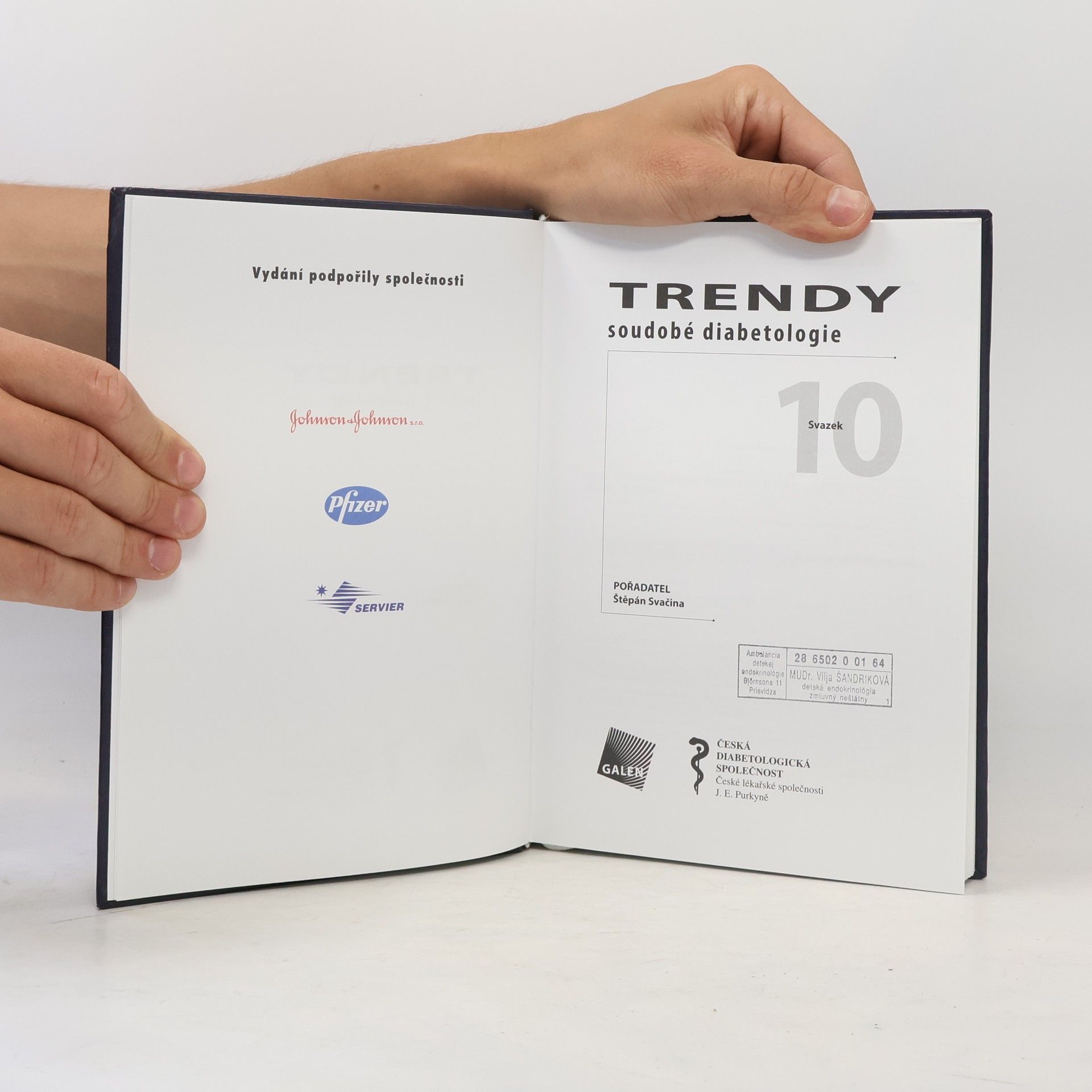 Štěpán Svačina Trendy soudobé diabetologie - svazek 10
