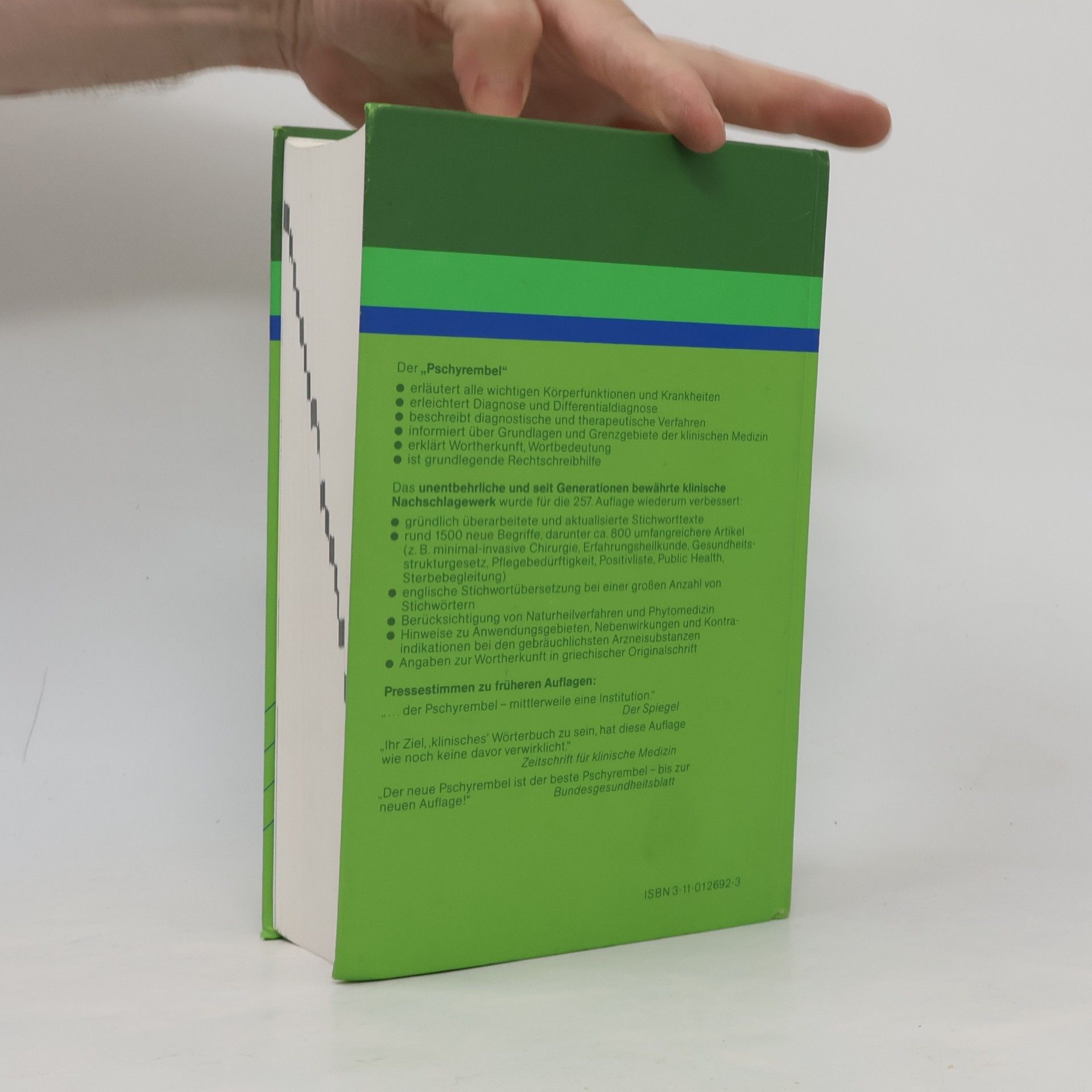 Helmut Hildebrandt Pschyrembel Klinisches Wörterbuch