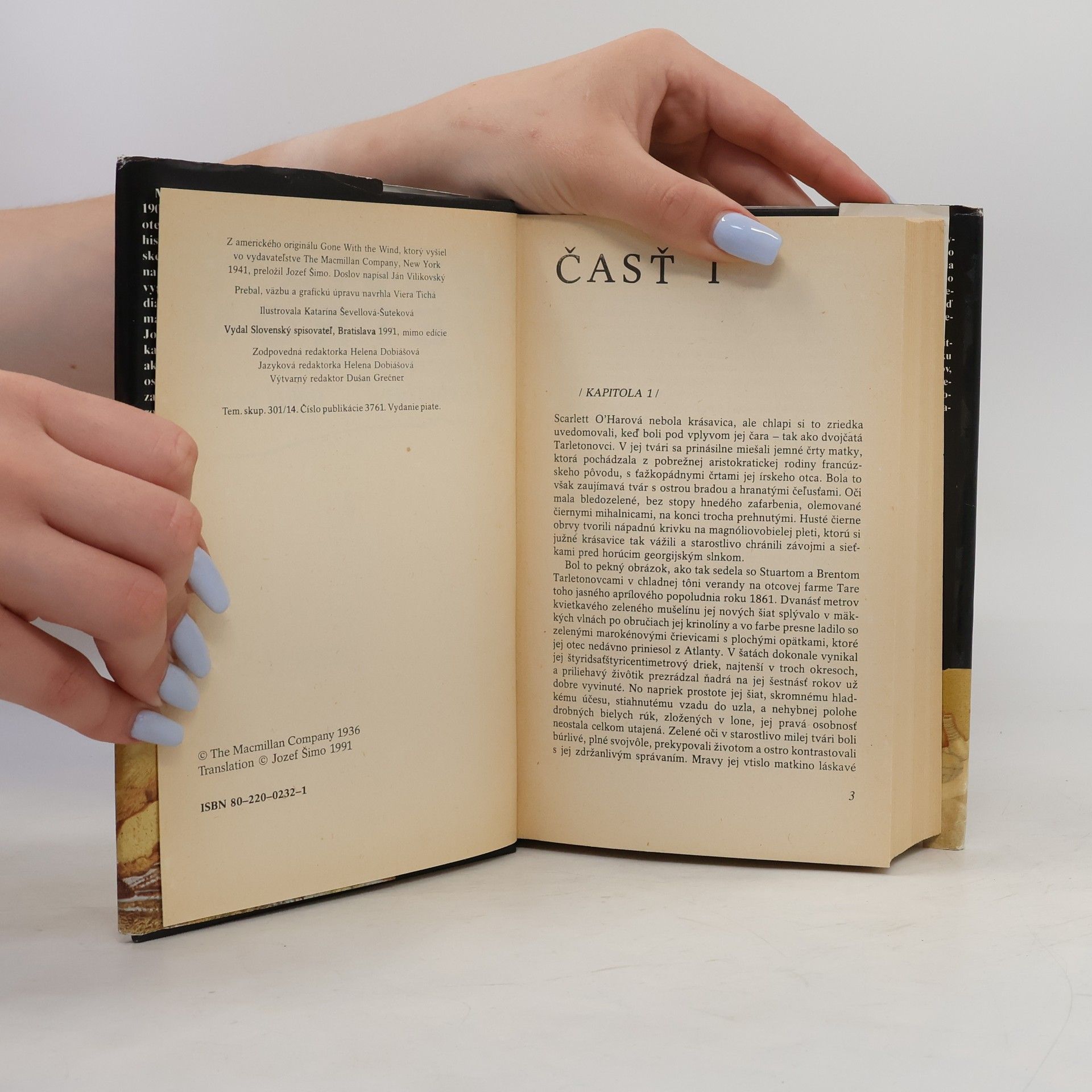 Margaret Mitchell Odviate vetrom 1. Juh proti severu