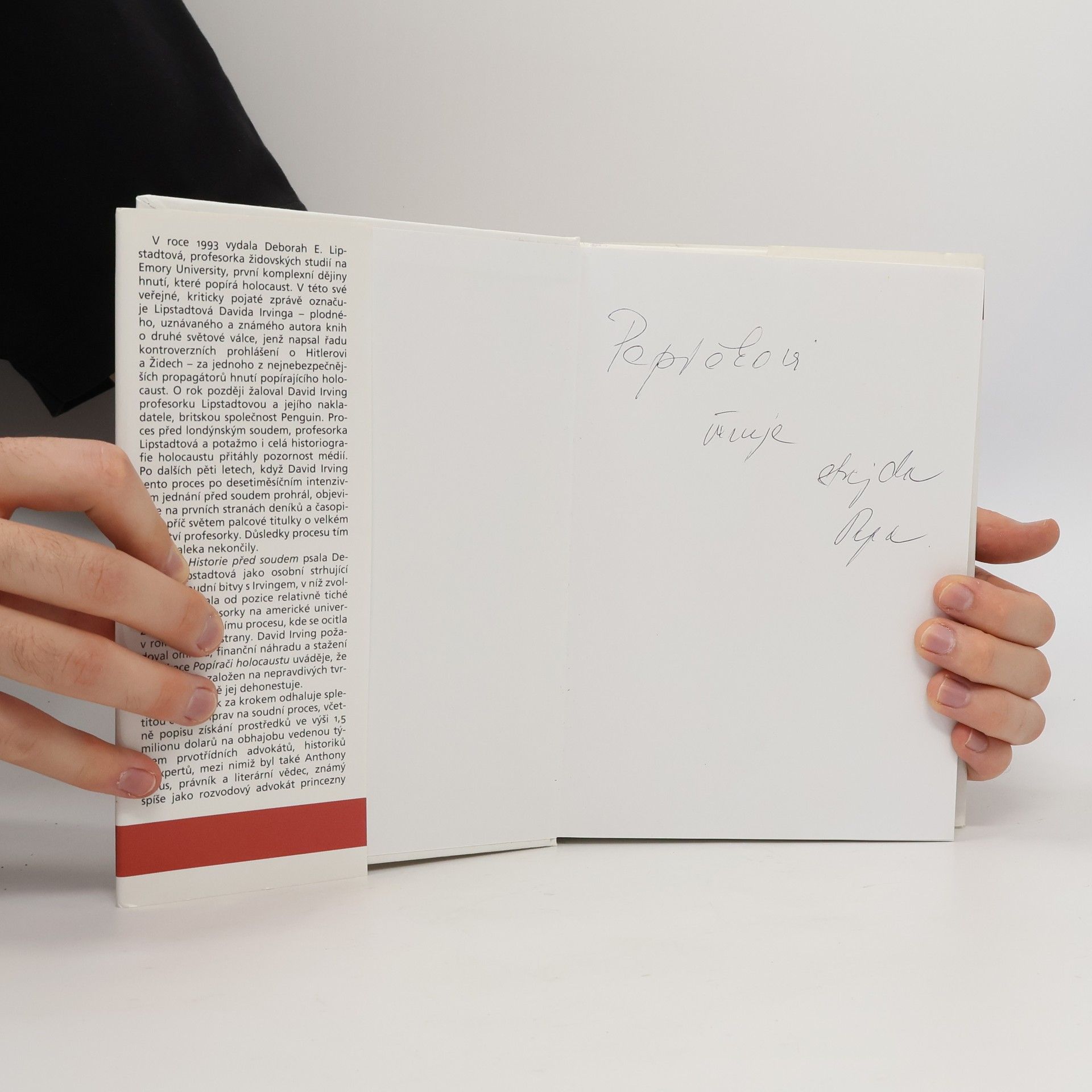 Deborah Lipstadt Historie před soudem: Můj den u soudu s Davidem Irvingem