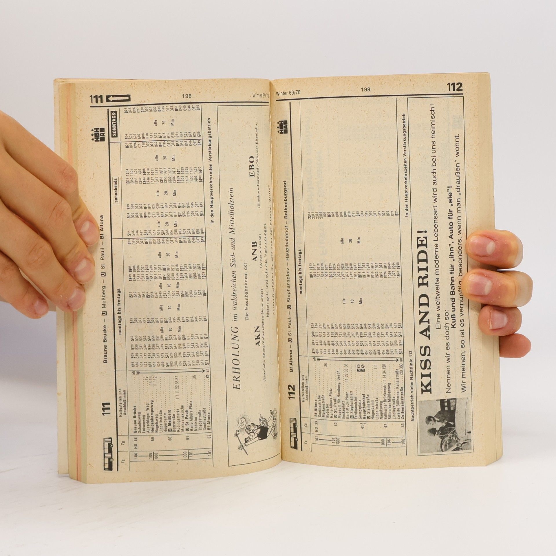 Autores varios Winterfahrplan 1969/70