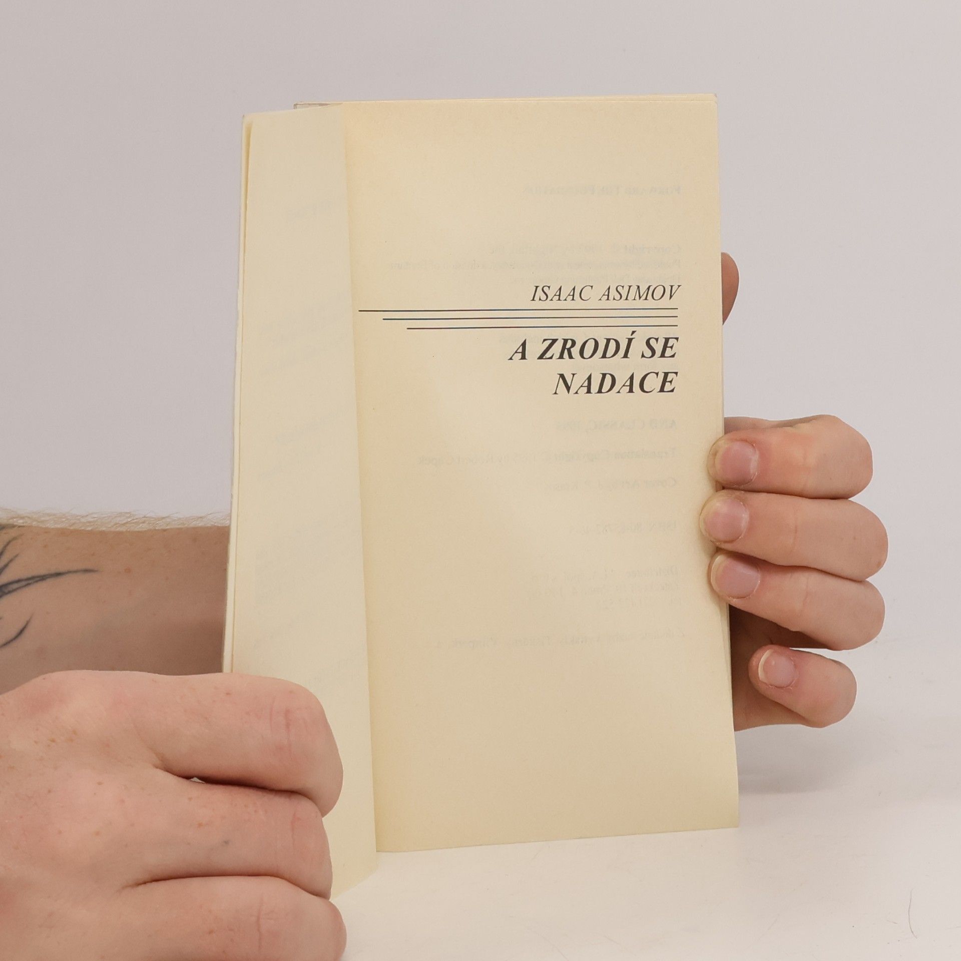 Isaac Asimov A zrodí se Nadace