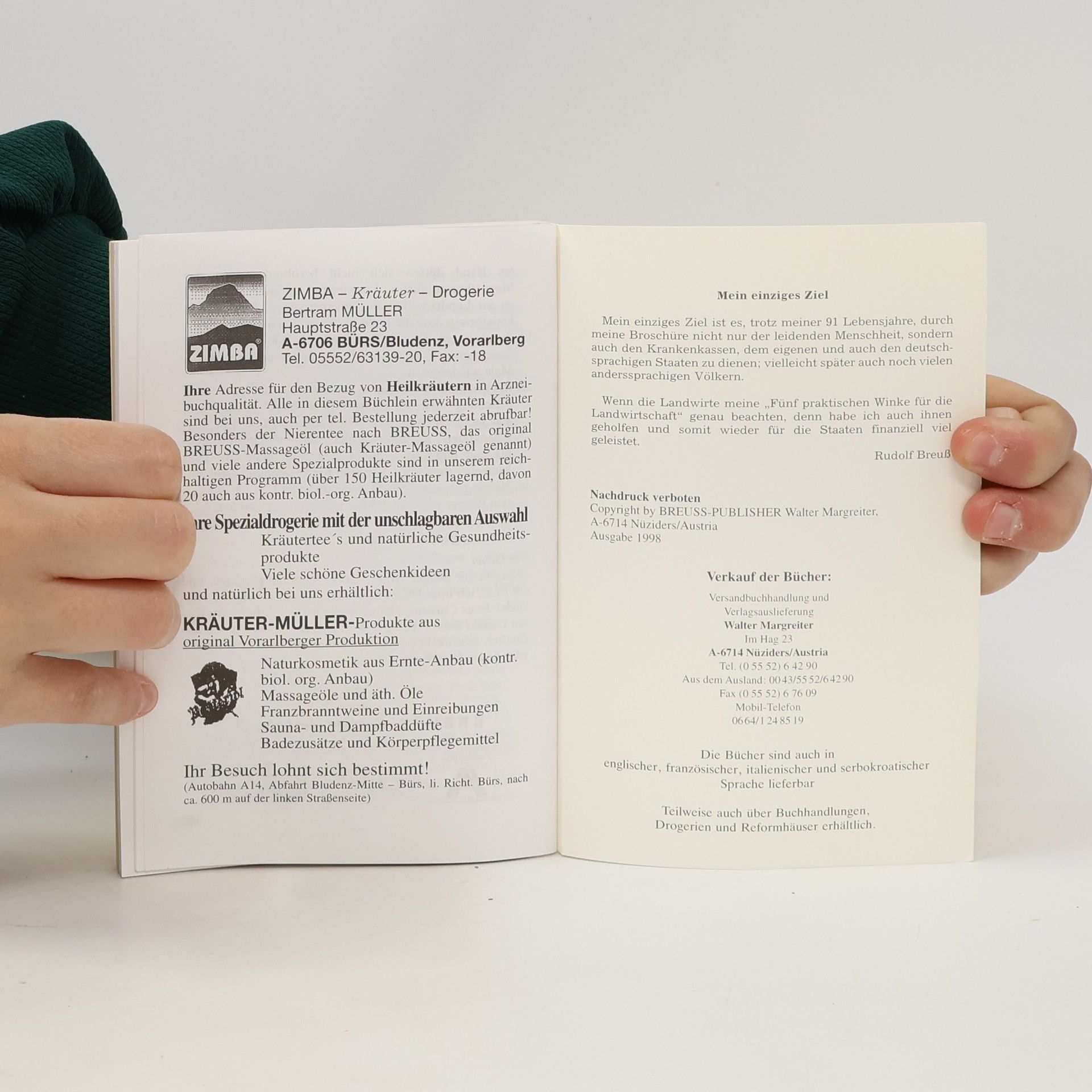 Rudolf Breuss Krebs. Leukämie und andere scheinbar unheilbare Krankheiten mit natürlichen Mitteln heilbar