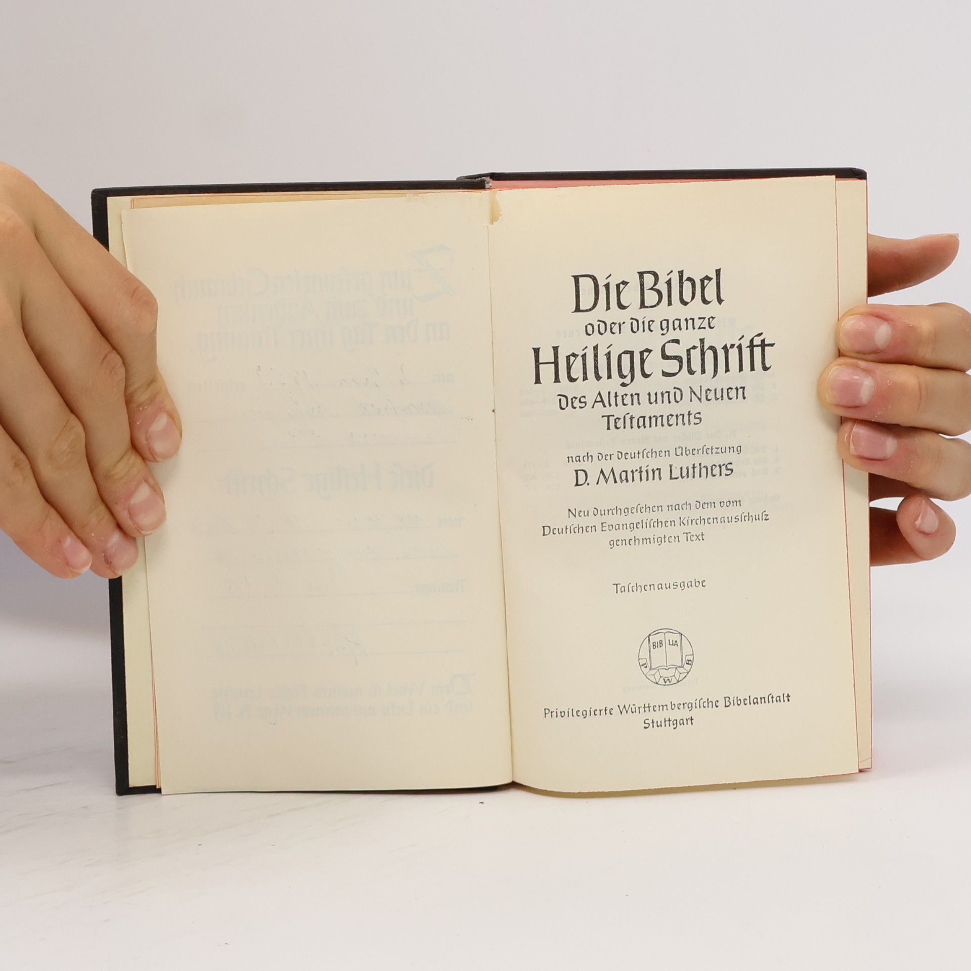Martin Luther Die Heilige Schrift