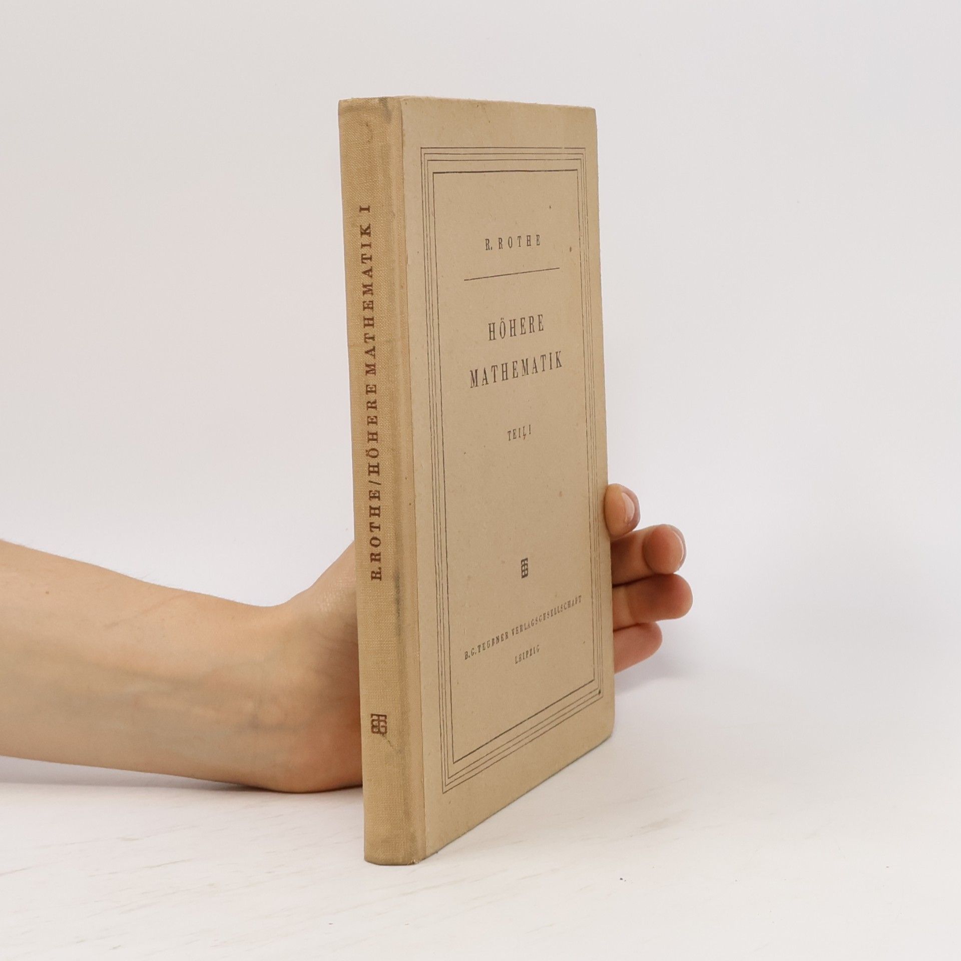 Rainer A. Roth Höhere Mathematik I.