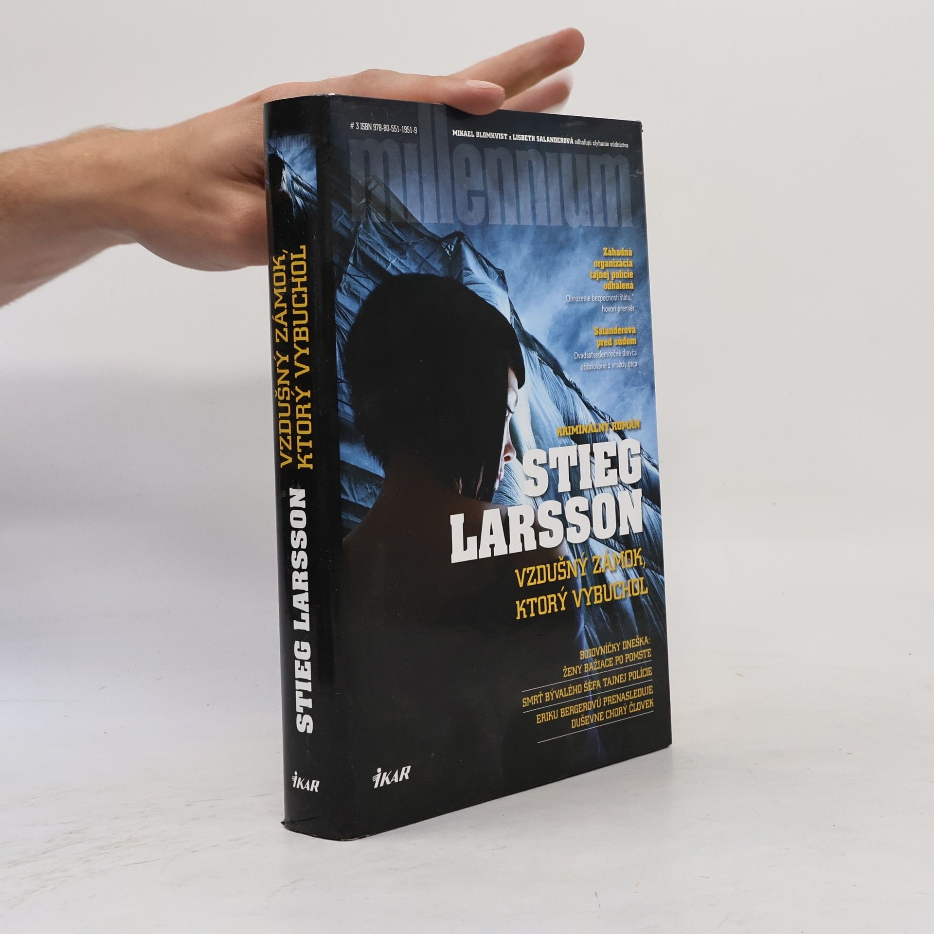 Stieg Larsson Vzdušný zámok, ktorý vybuchol