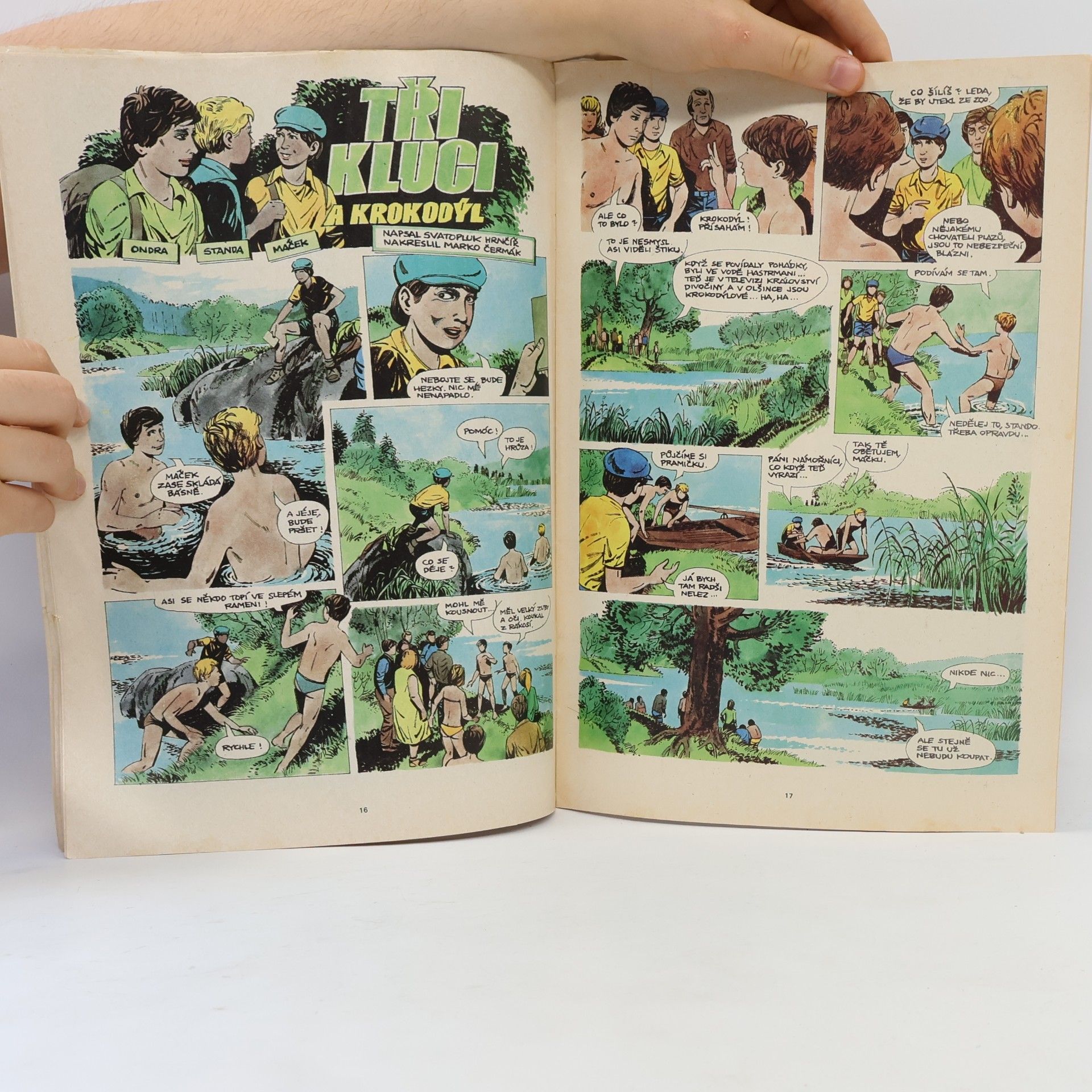 Autorenkollektiv Kometa. Tři kluci a krokodýl