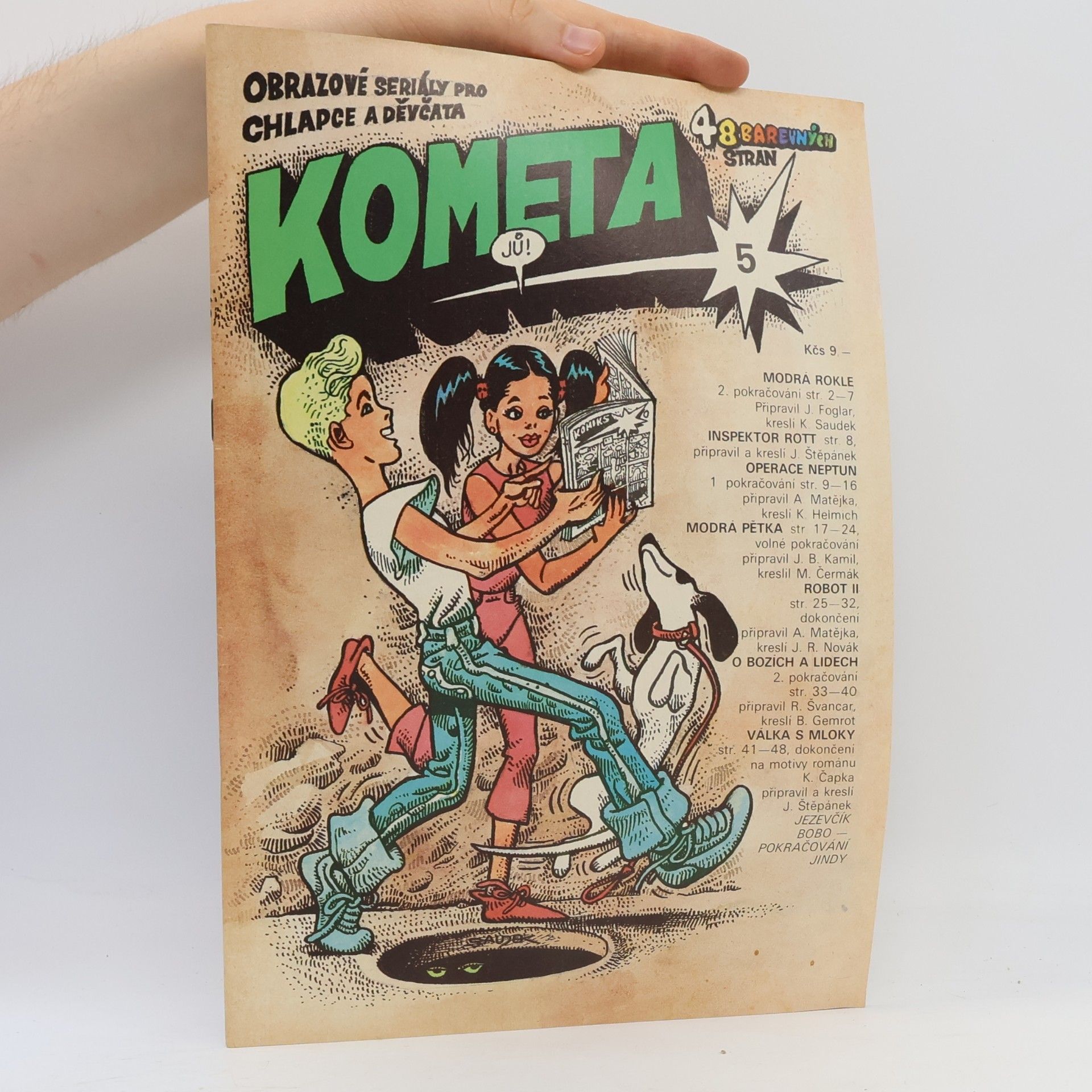 Kolektiv autorů Obrázkové seriály pro chlapce a děvčata 5/1989