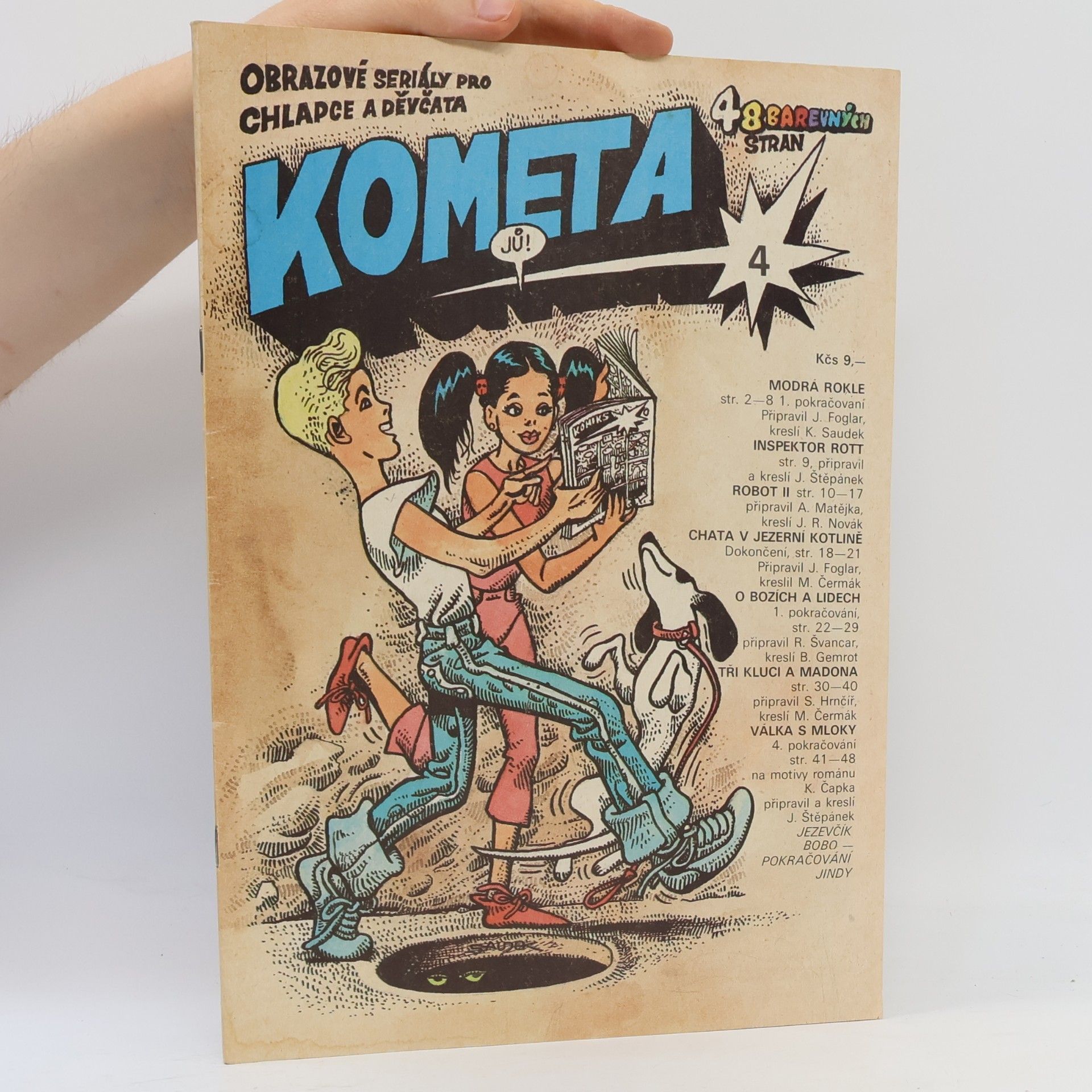 Karel Saudek Kometa 4/1989