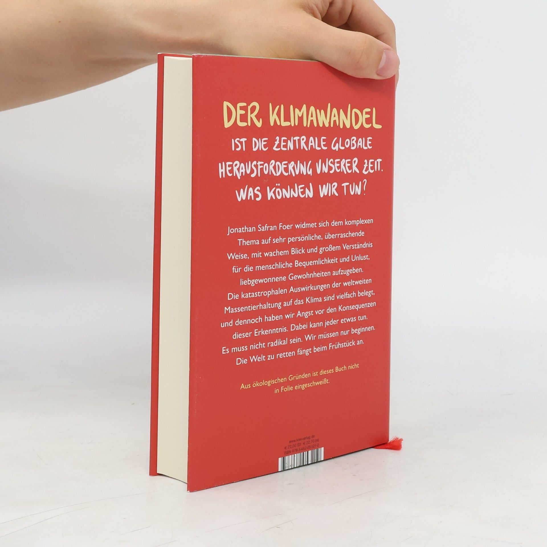 Jonathan Safran Foer Wir sind das Klima!