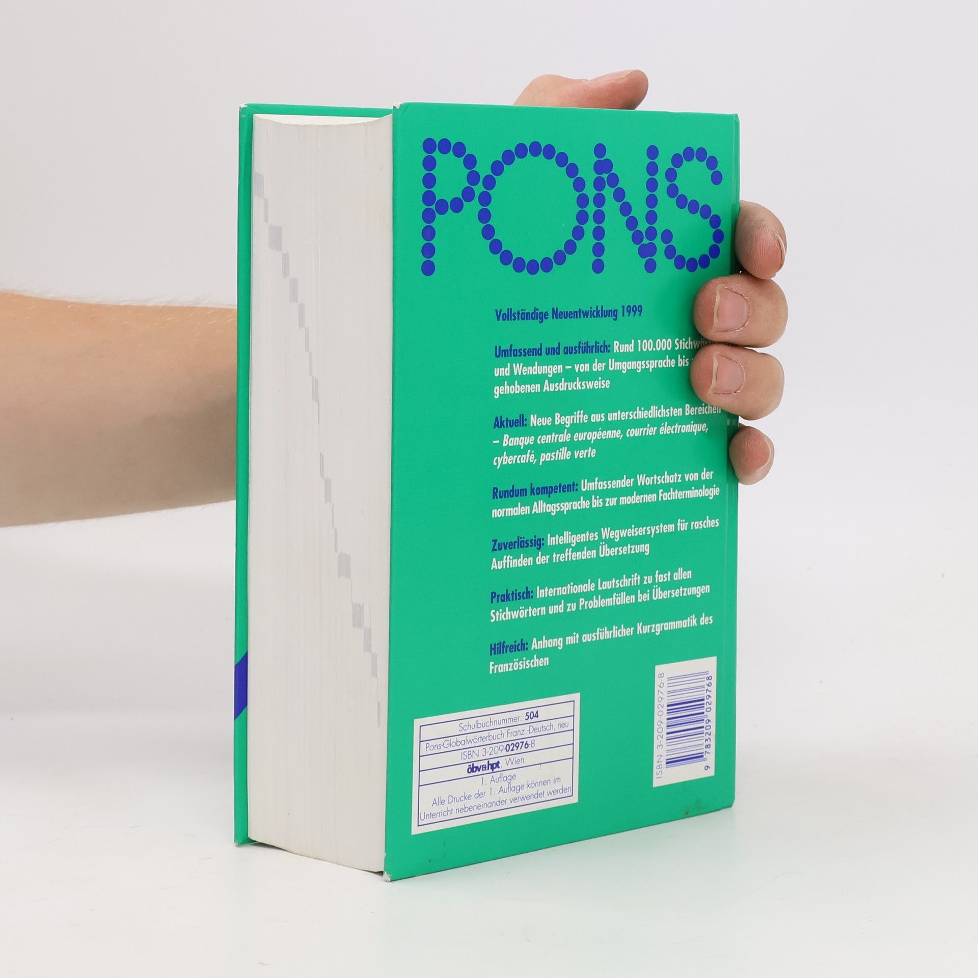 Kolektiv autorů PONS: Wörterbuch für Schule Und Studium: Teil 1 Französisch-Deutsch