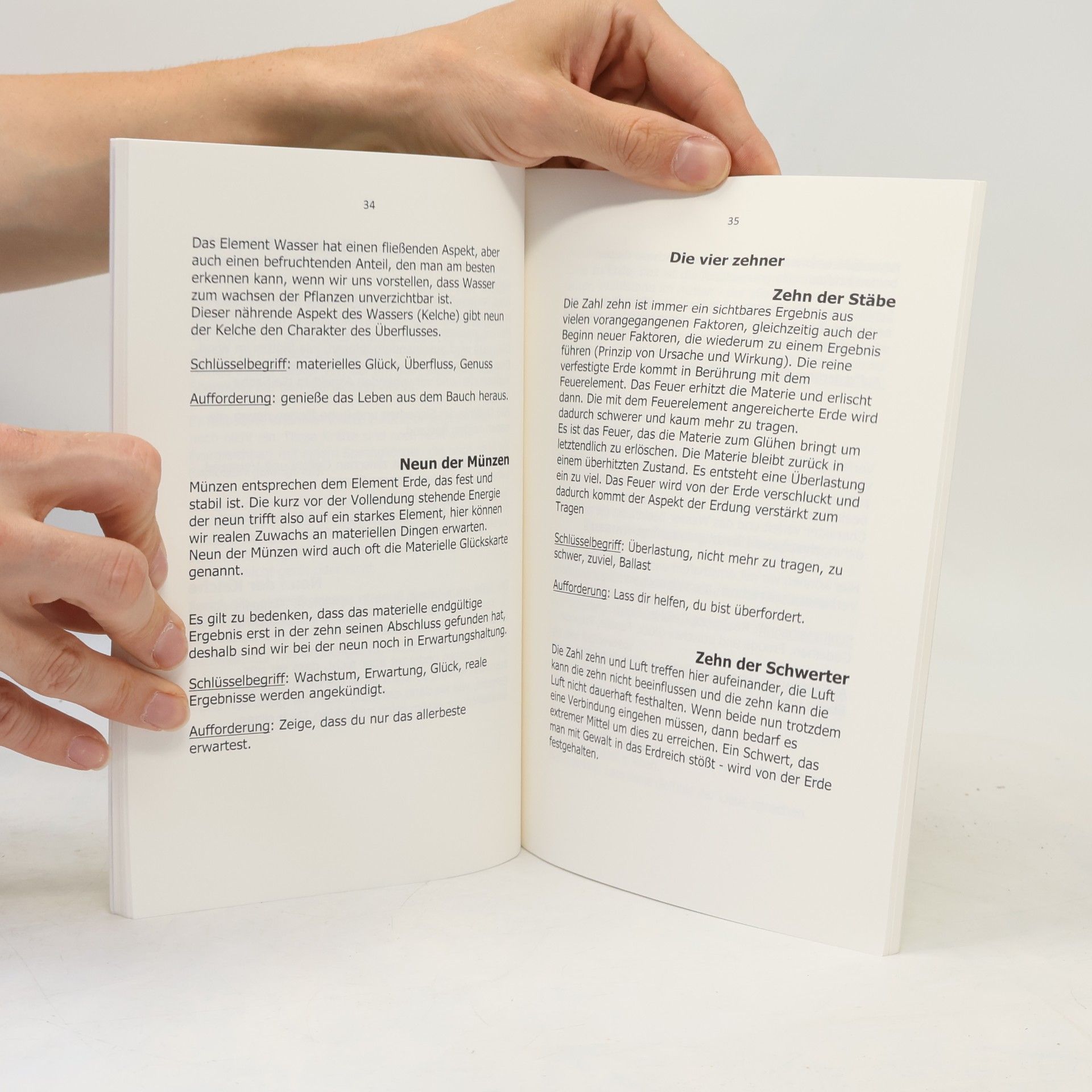 Irene Schumacher Tarot Lehrbuch II Kleine Arkana