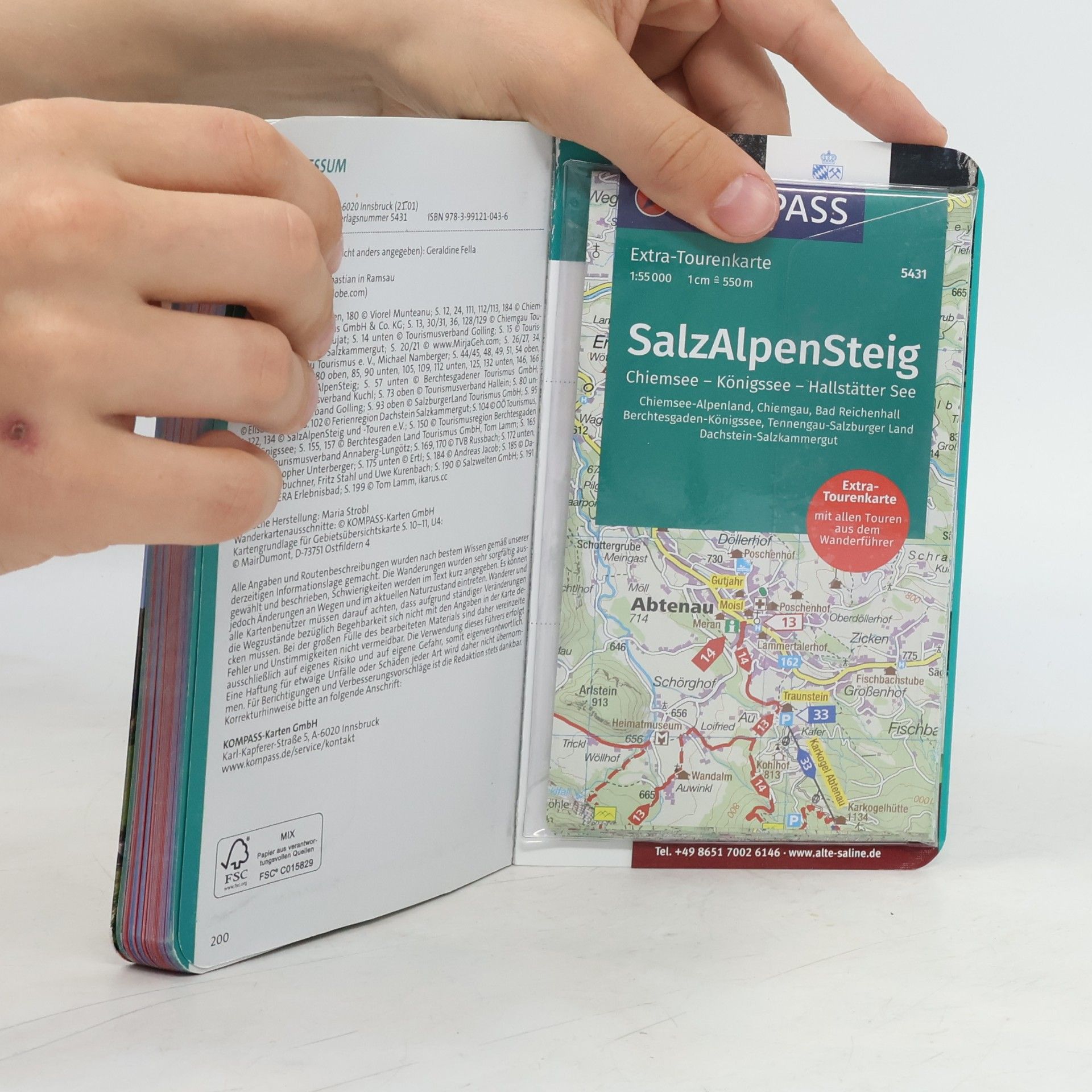 Geraldine Fella KOMPASS Wanderführer SalzAlpenSteig, Chiemsee, Königssee, Hallstätter See