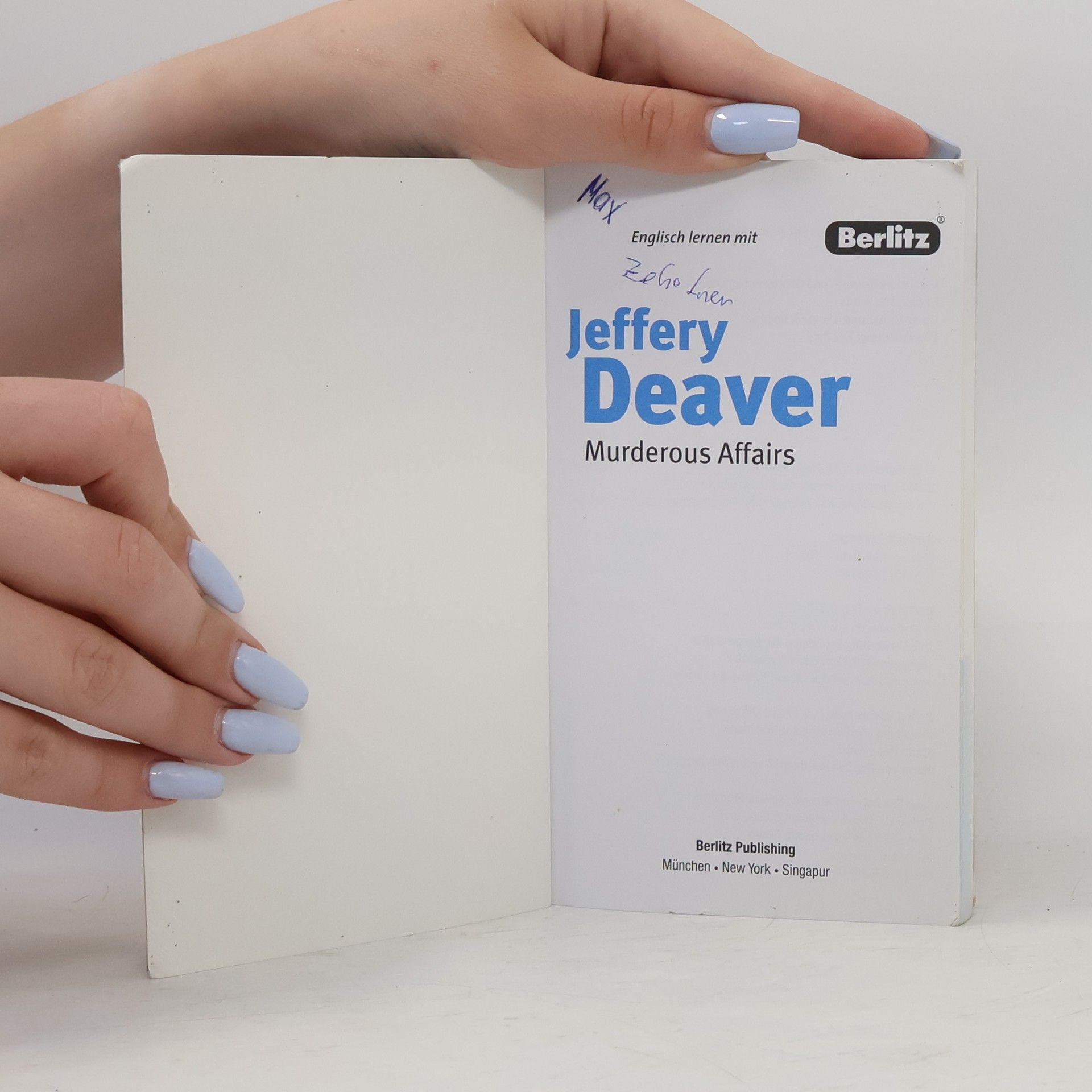 Jeffery Deaver Murderous affairs