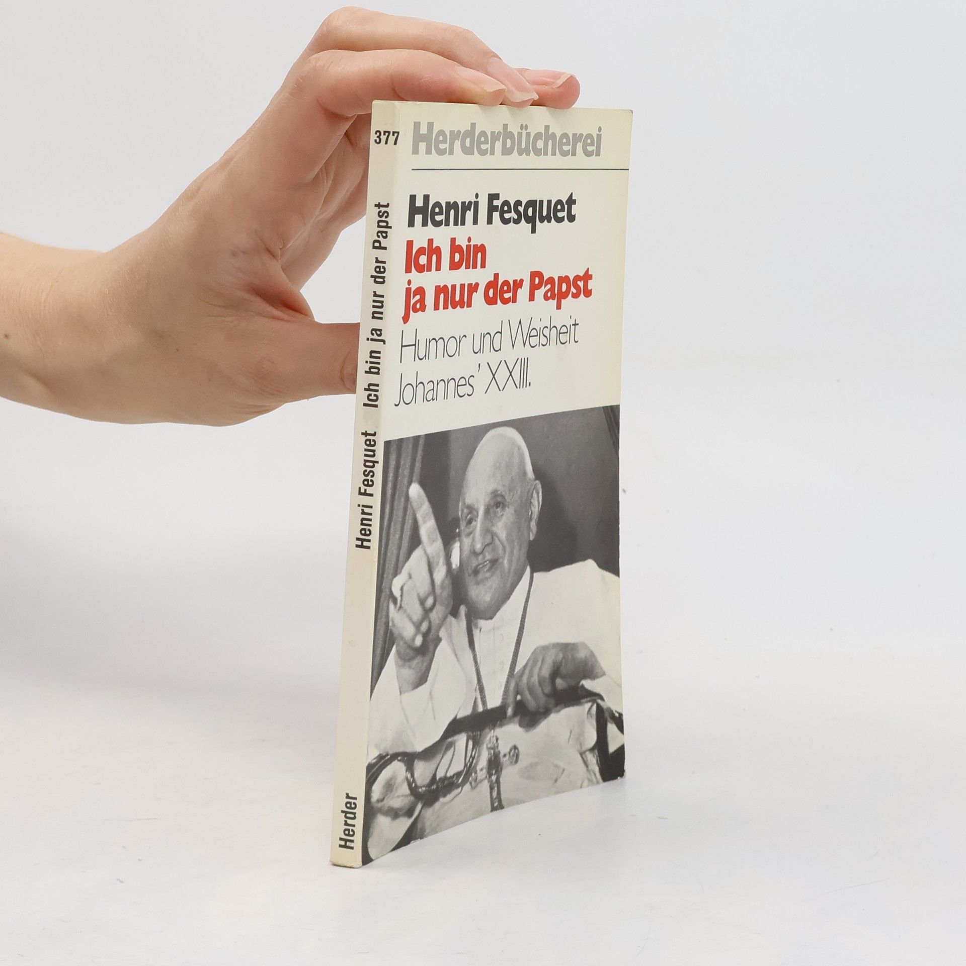 Henri Fesquet Ich bin ja nur der Papst