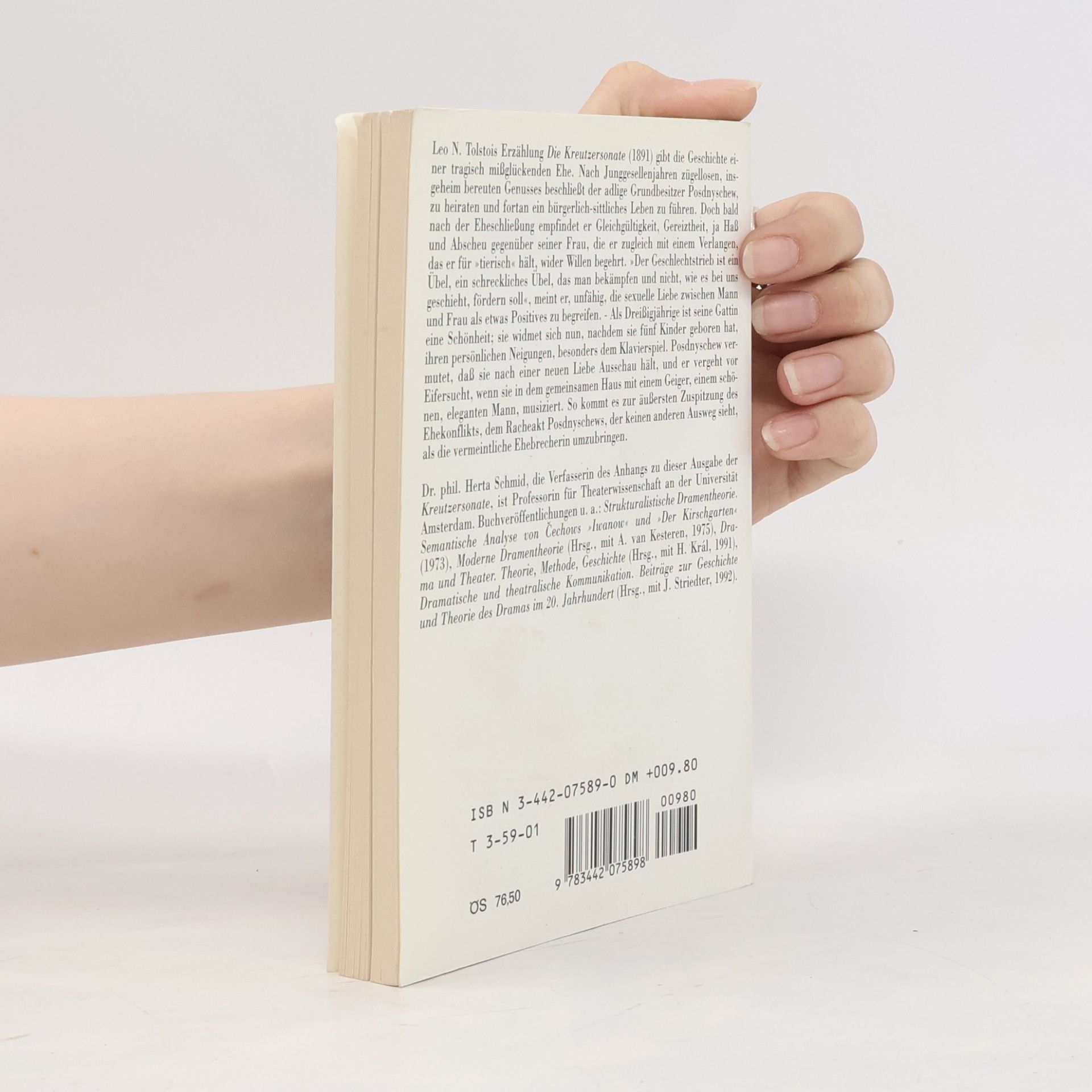 Lew Nikolajewitsch Tolstoi Die Kreutzersonate