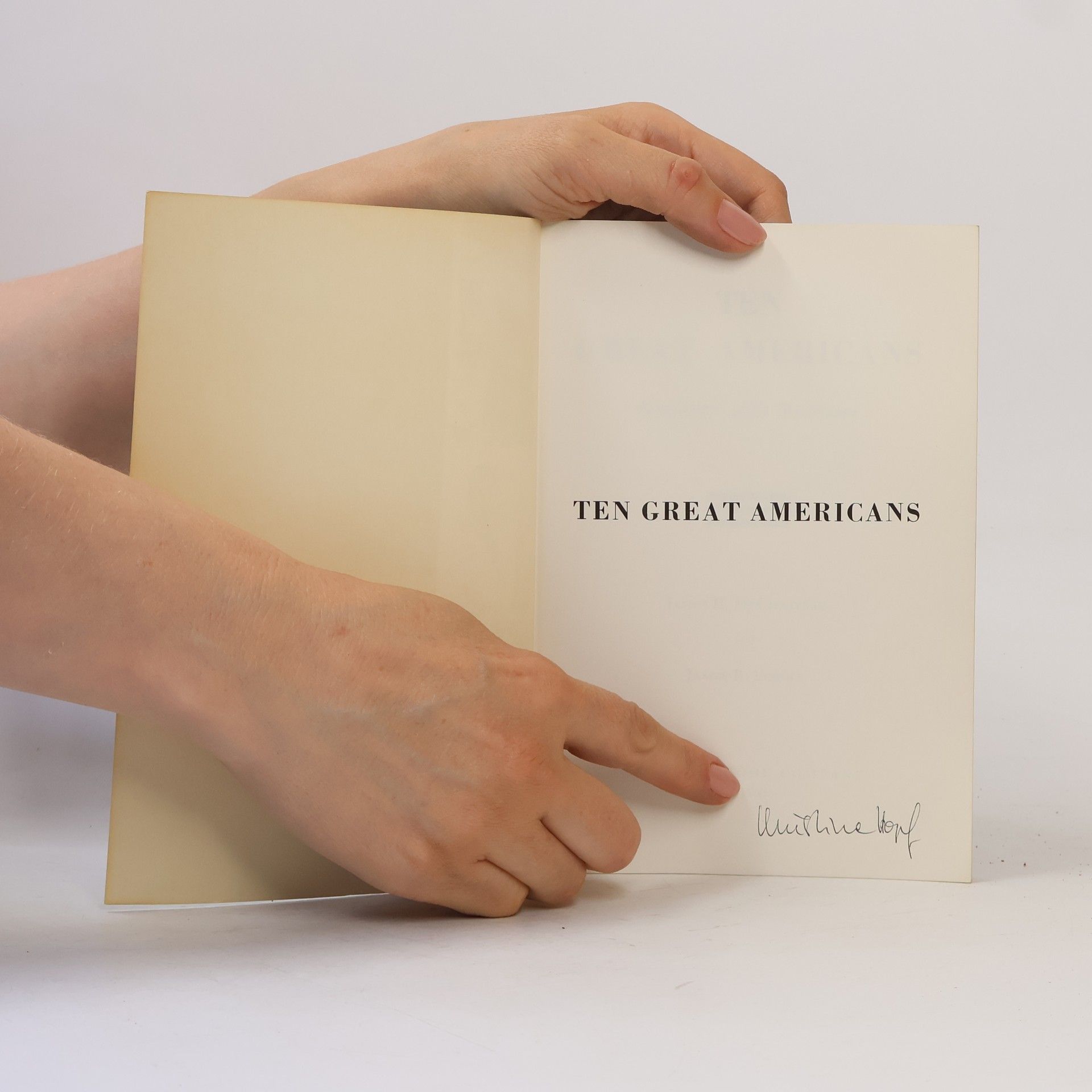 Glen McGillivray Ten Great Americans