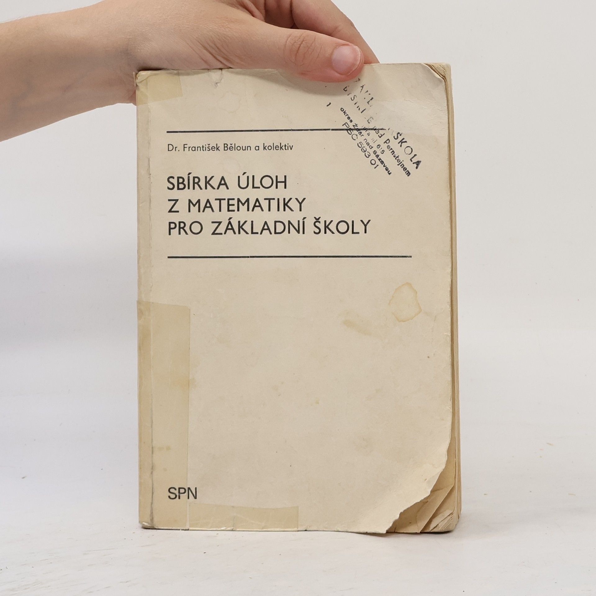 František Běloun Sbírka úloh z matematiky pro základní školy