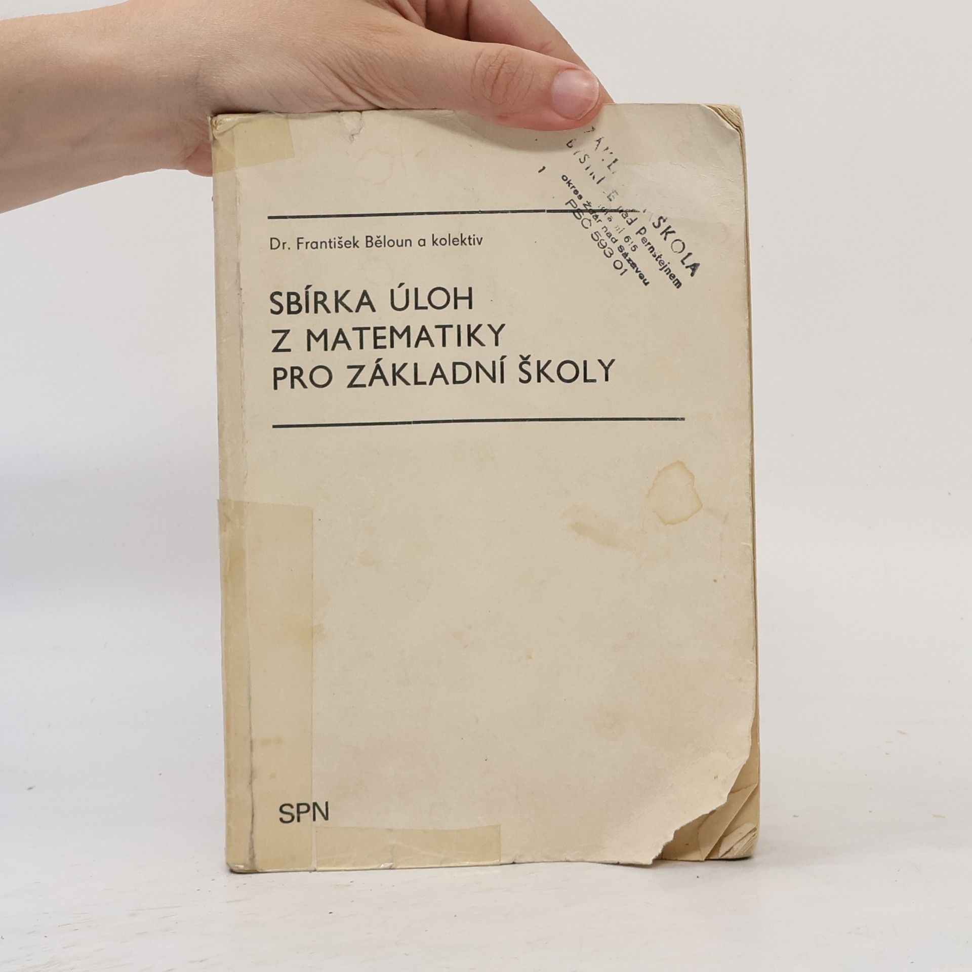 František Běloun Sbírka úloh z matematiky pro základní školy