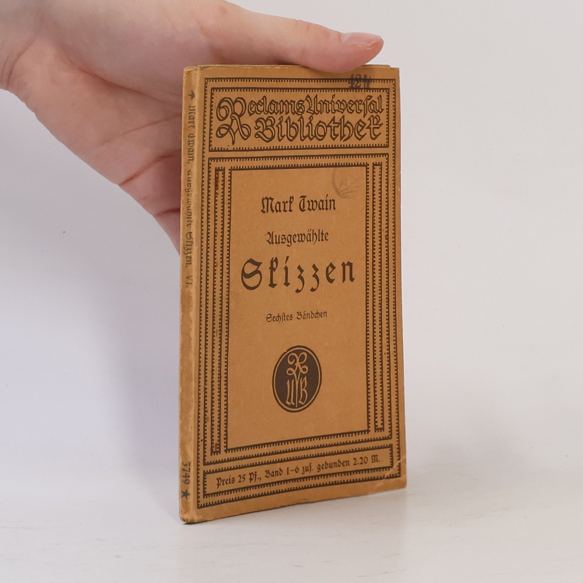 Mark Twain Ausgewählte Skizzen 6