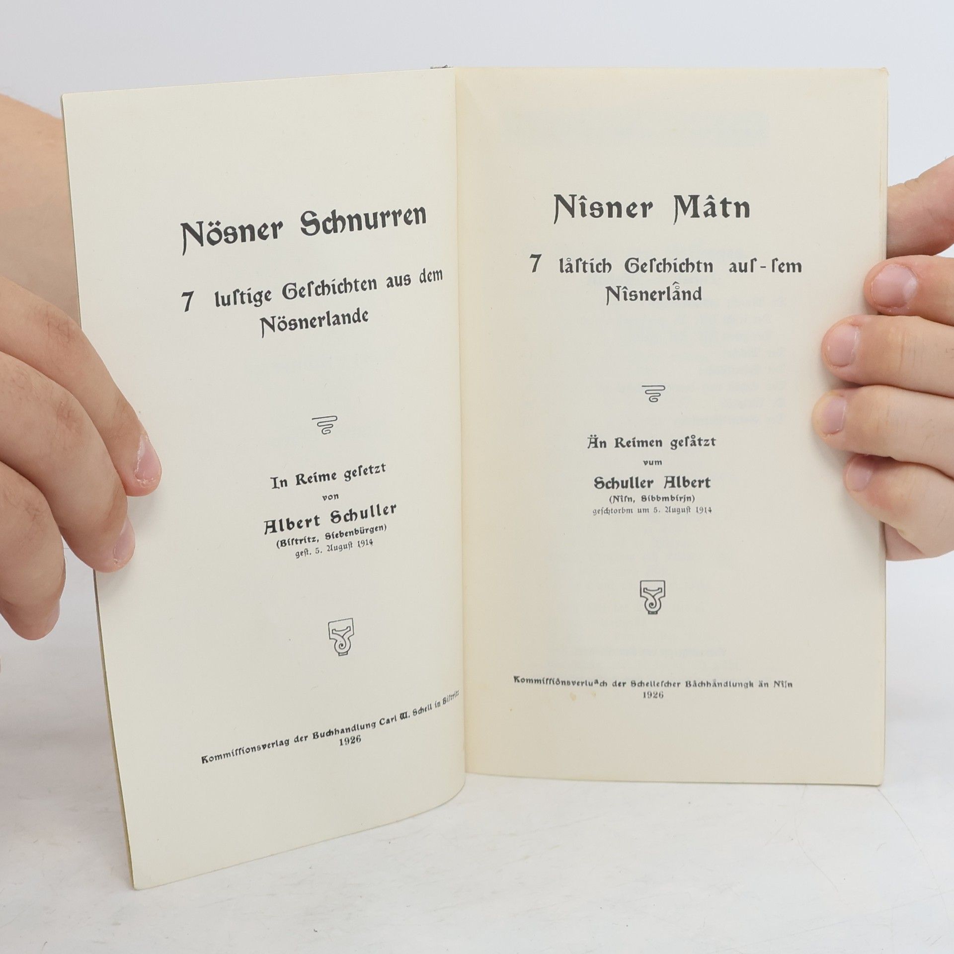 Albert Schuller Nösner Schnurren