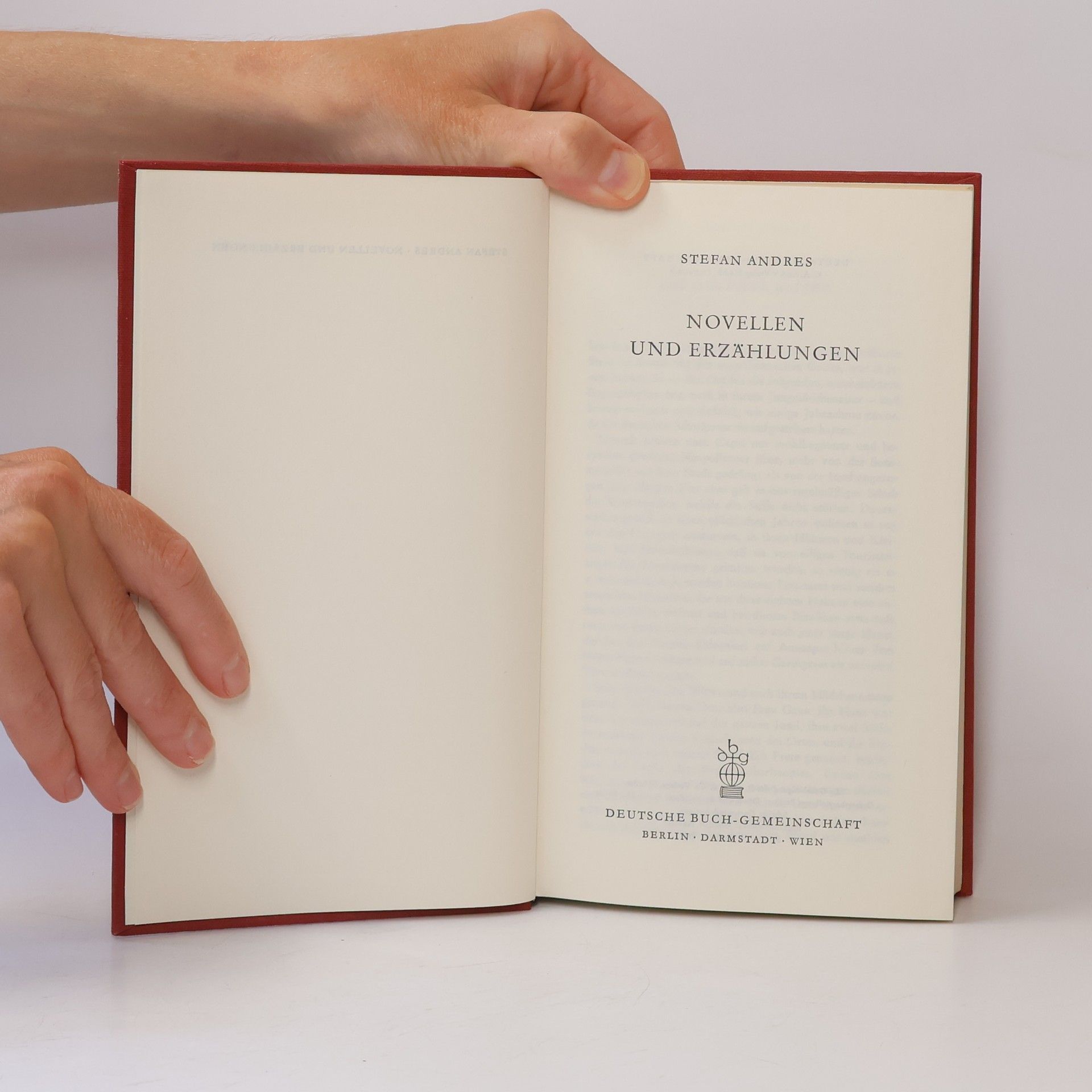 Stefan Andres Novellen und Erzählungen
