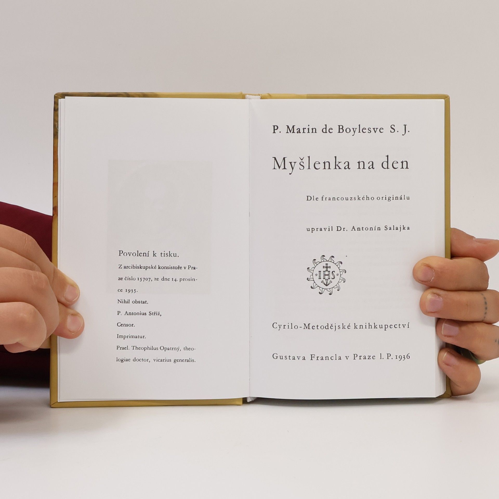 Marin de Boylesve Myšlenka na den