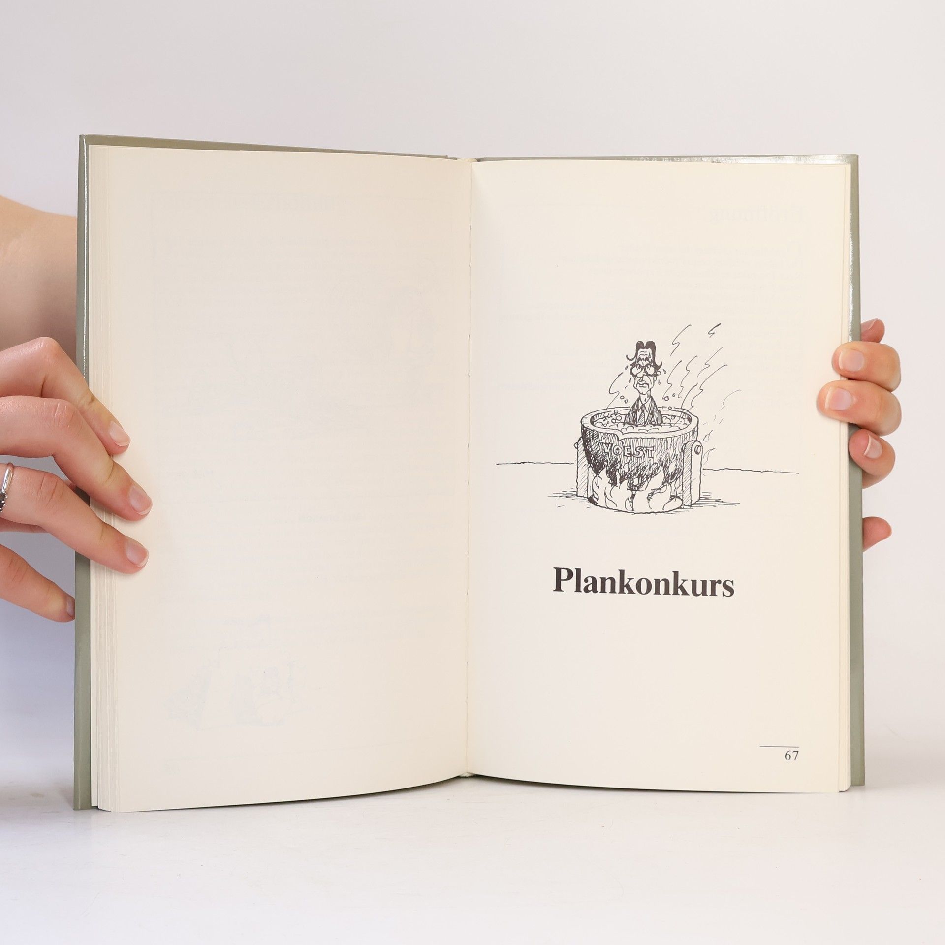 H. Hütter Feder Lesen. Karikaturen und Texte 1984-86