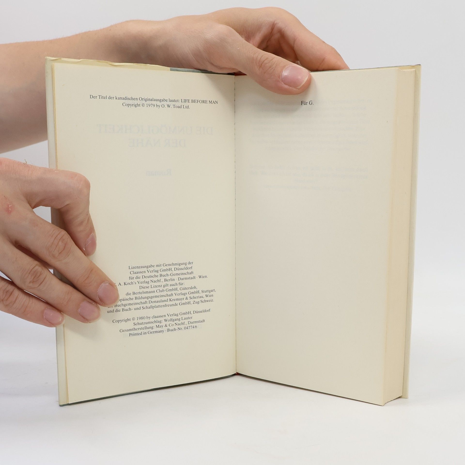 Margaret Atwood Die Unmöglichkeit der Nähe