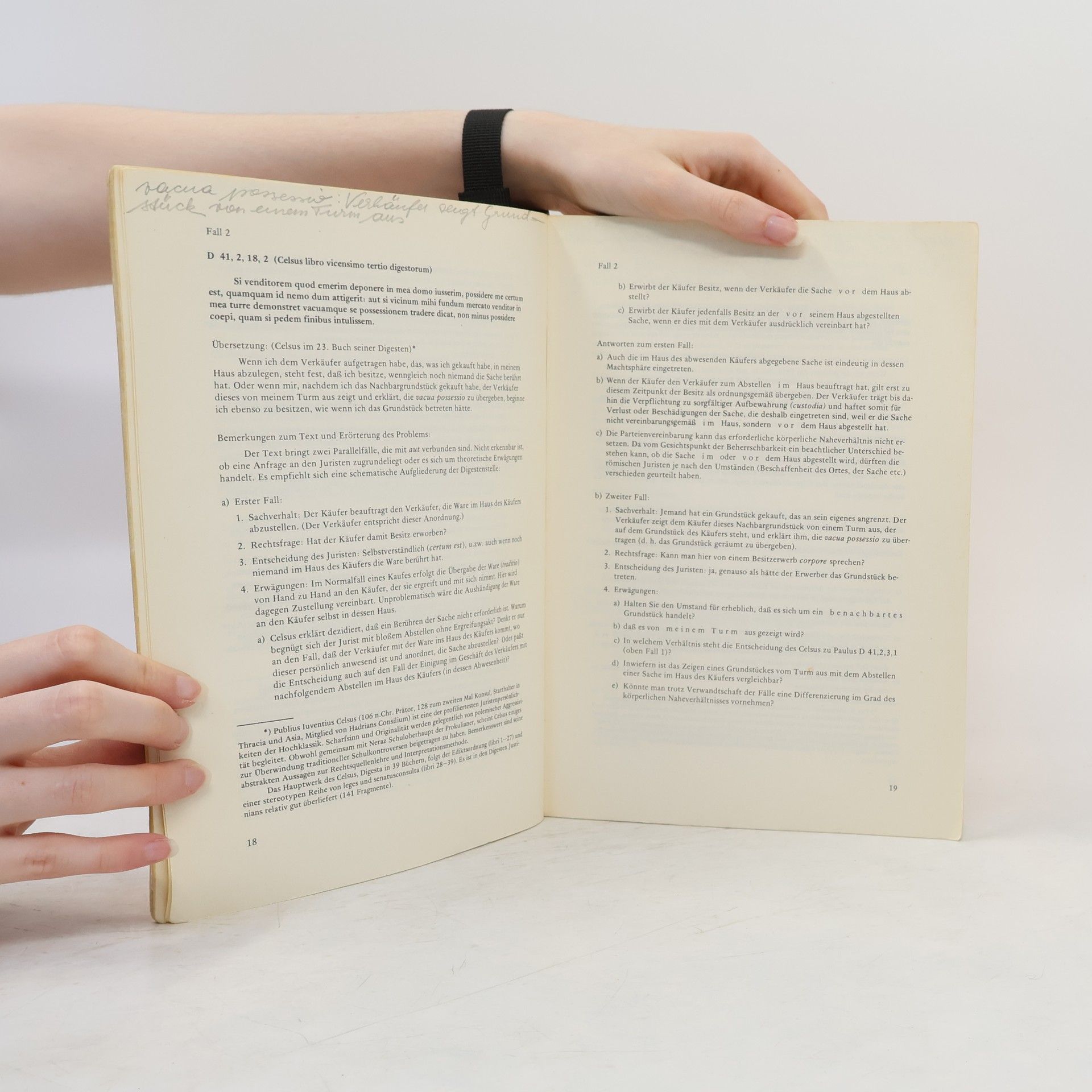 Herbert Hausmaninger Manzsche Studienbücher: Casebook zum römischen Sachenrecht