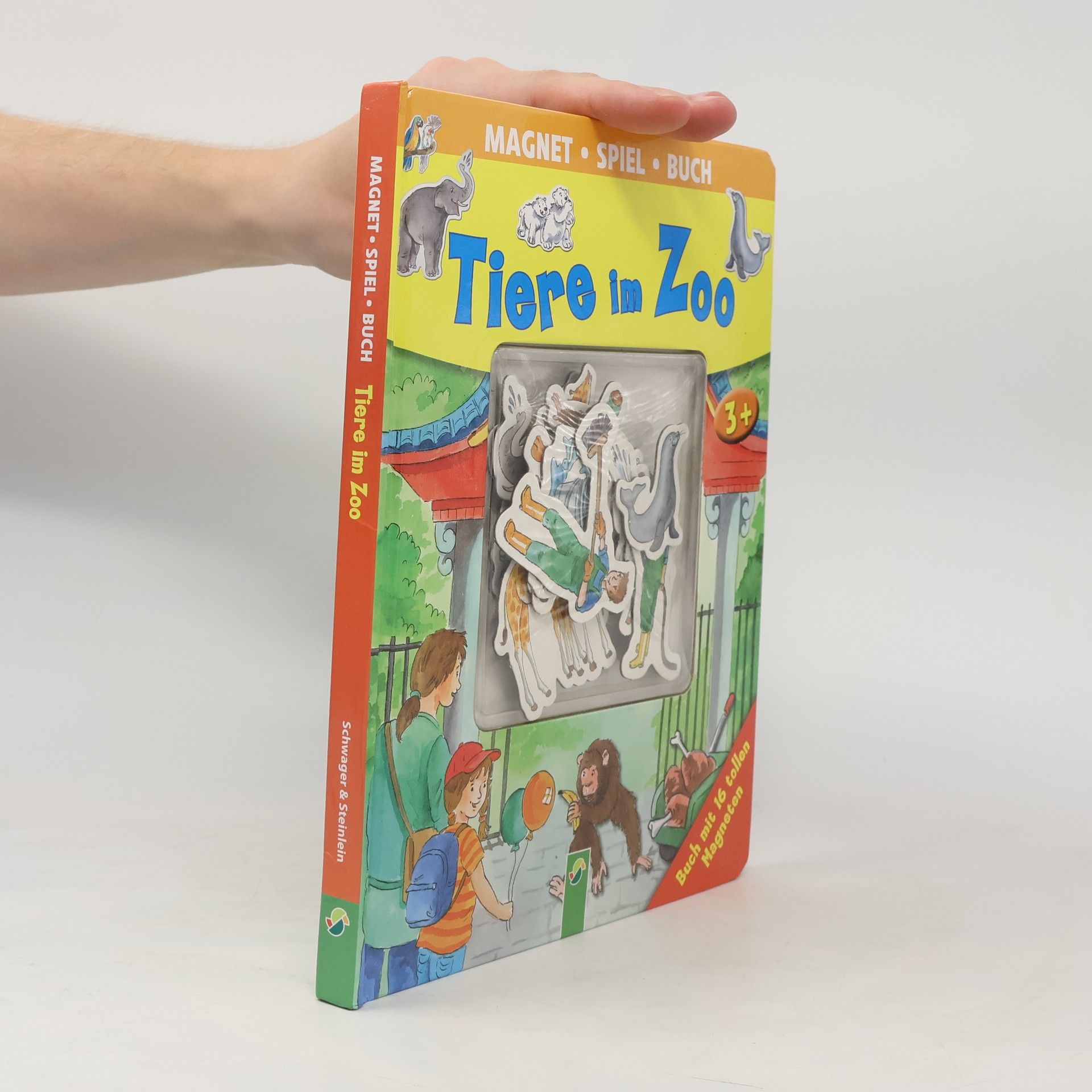 Daniela Pohle Tiere im ZOO. Magnet-Spiel-Buch