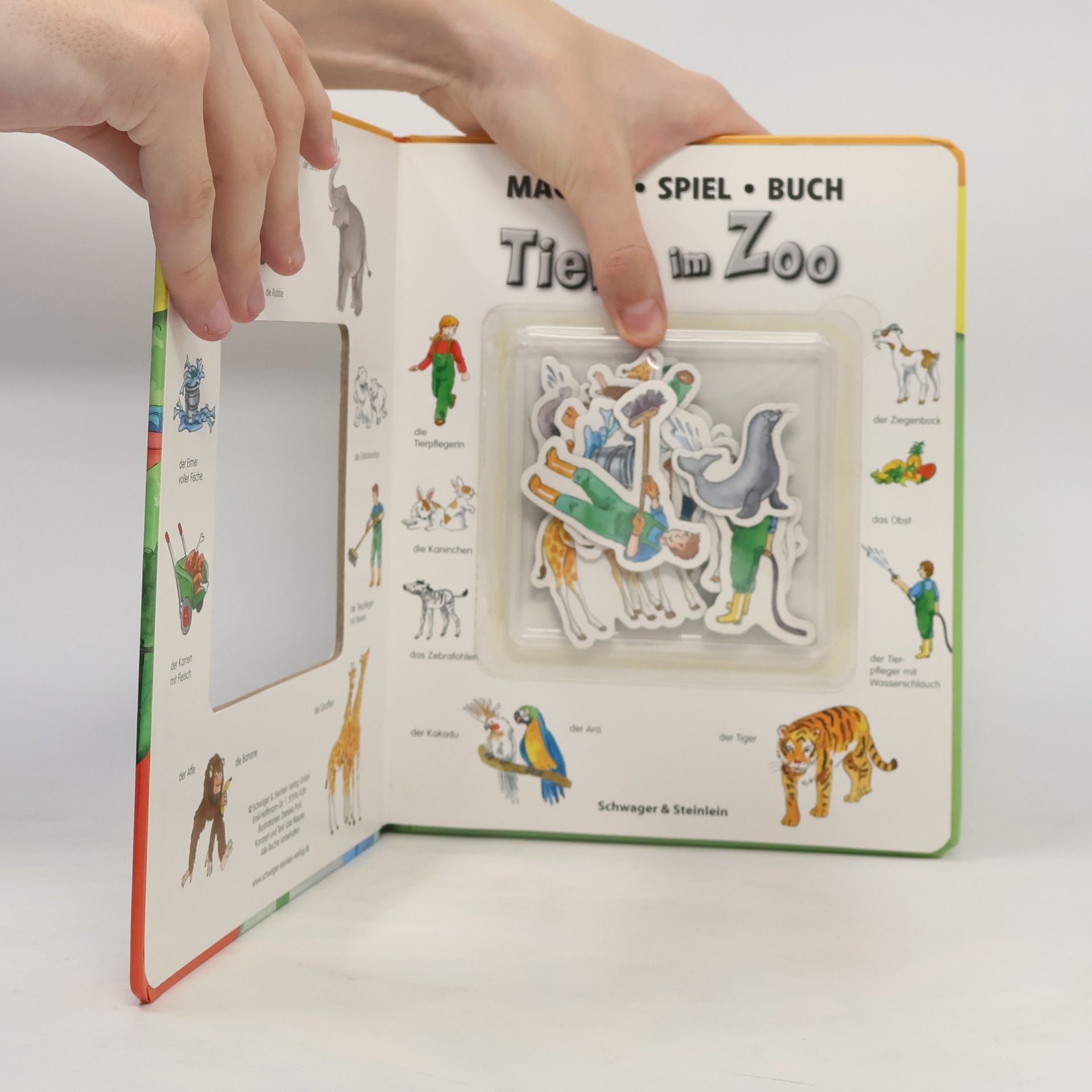 Daniela Pohle Tiere im ZOO. Magnet-Spiel-Buch