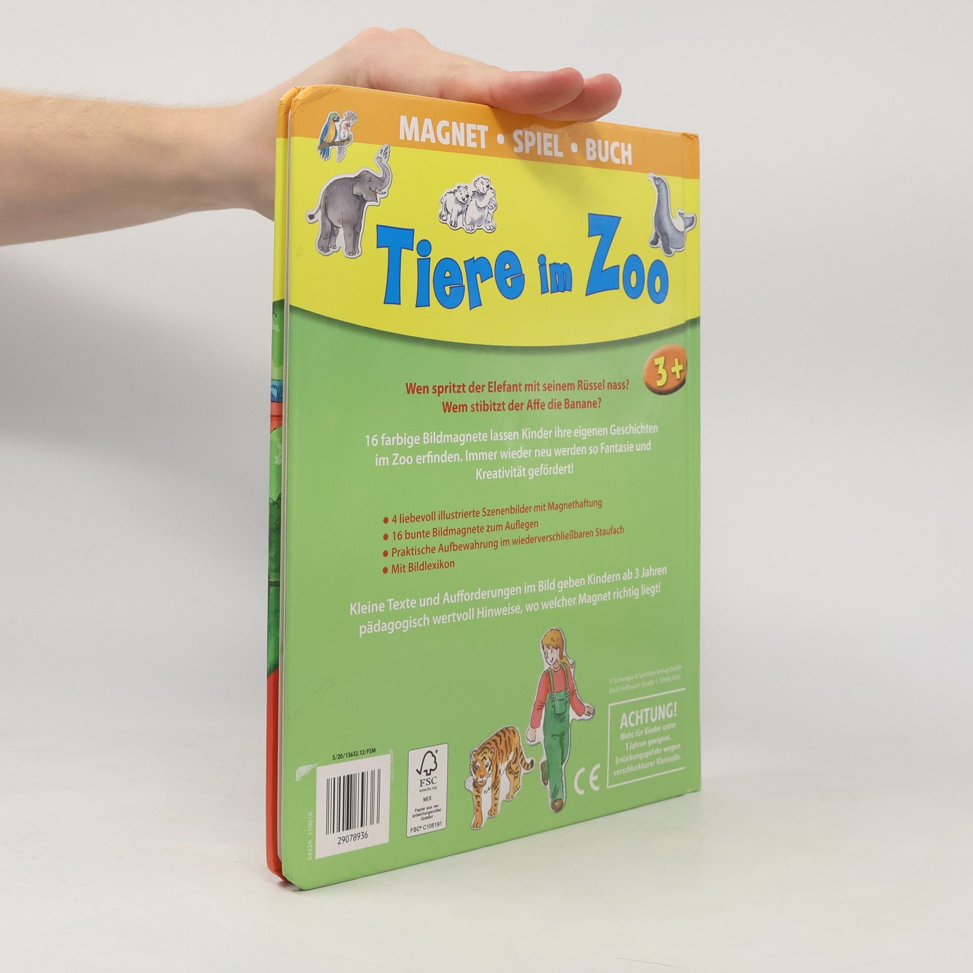 Daniela Pohle Tiere im ZOO. Magnet-Spiel-Buch