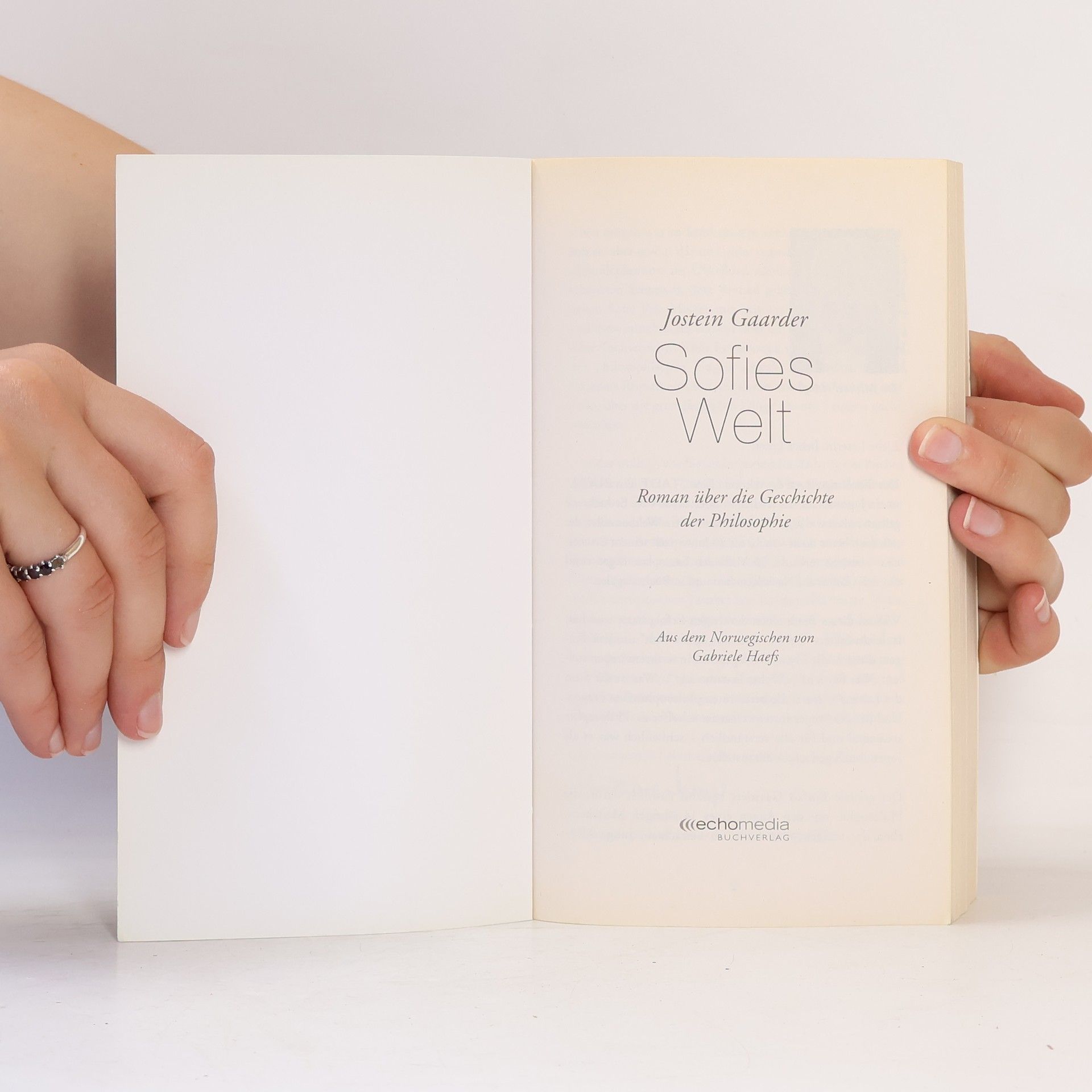Jostein Gaarder Sofies Welt