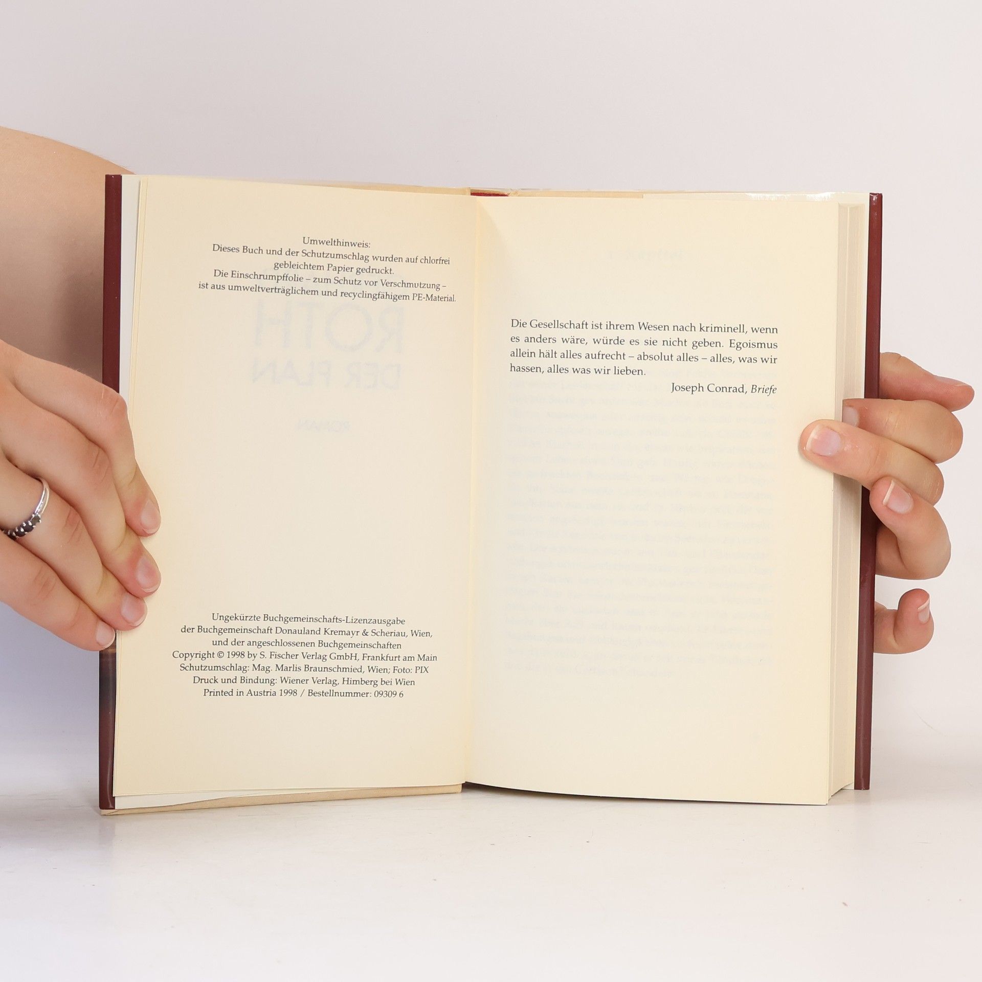 Gerhard Roth Der Plan