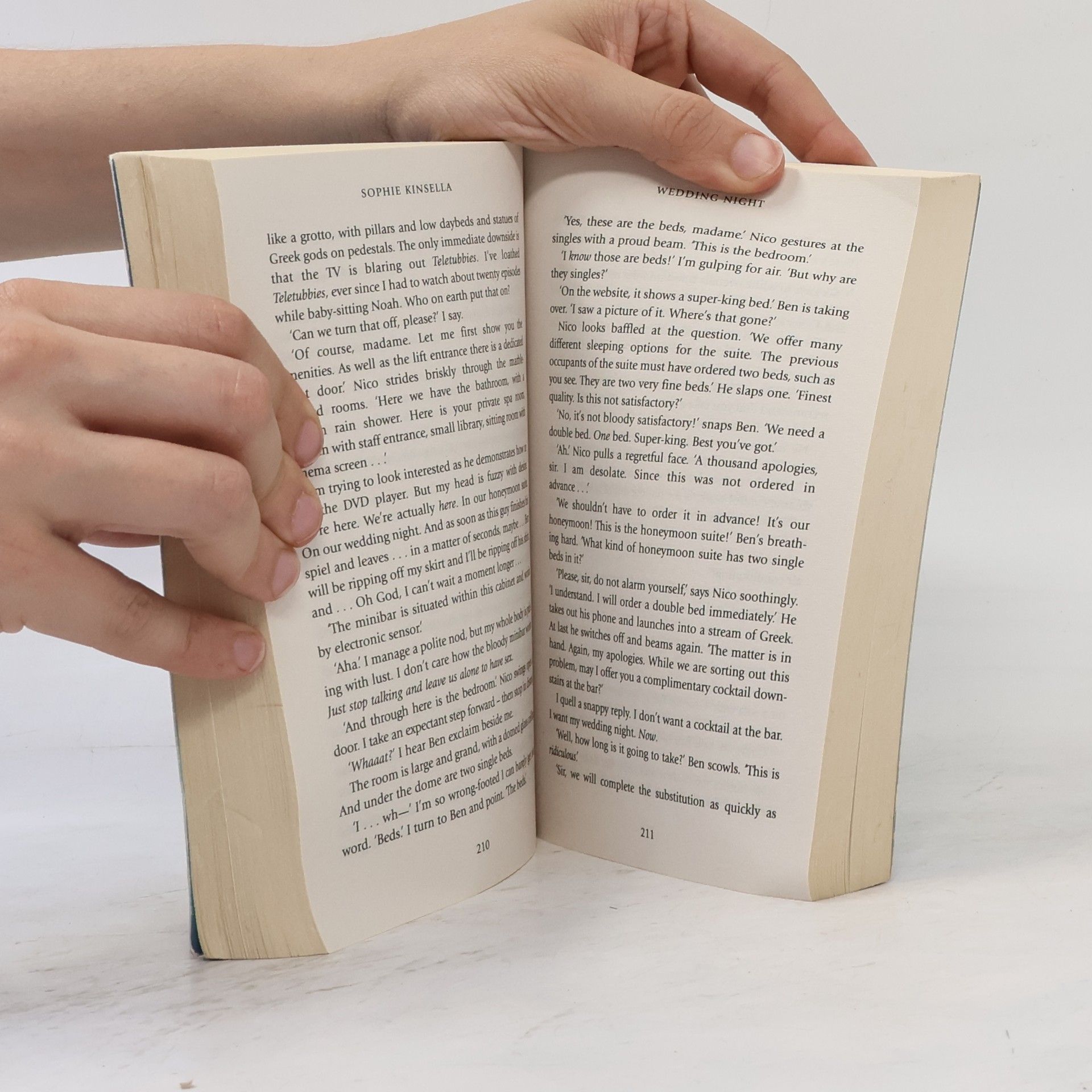 Sophie Kinsella Wedding night