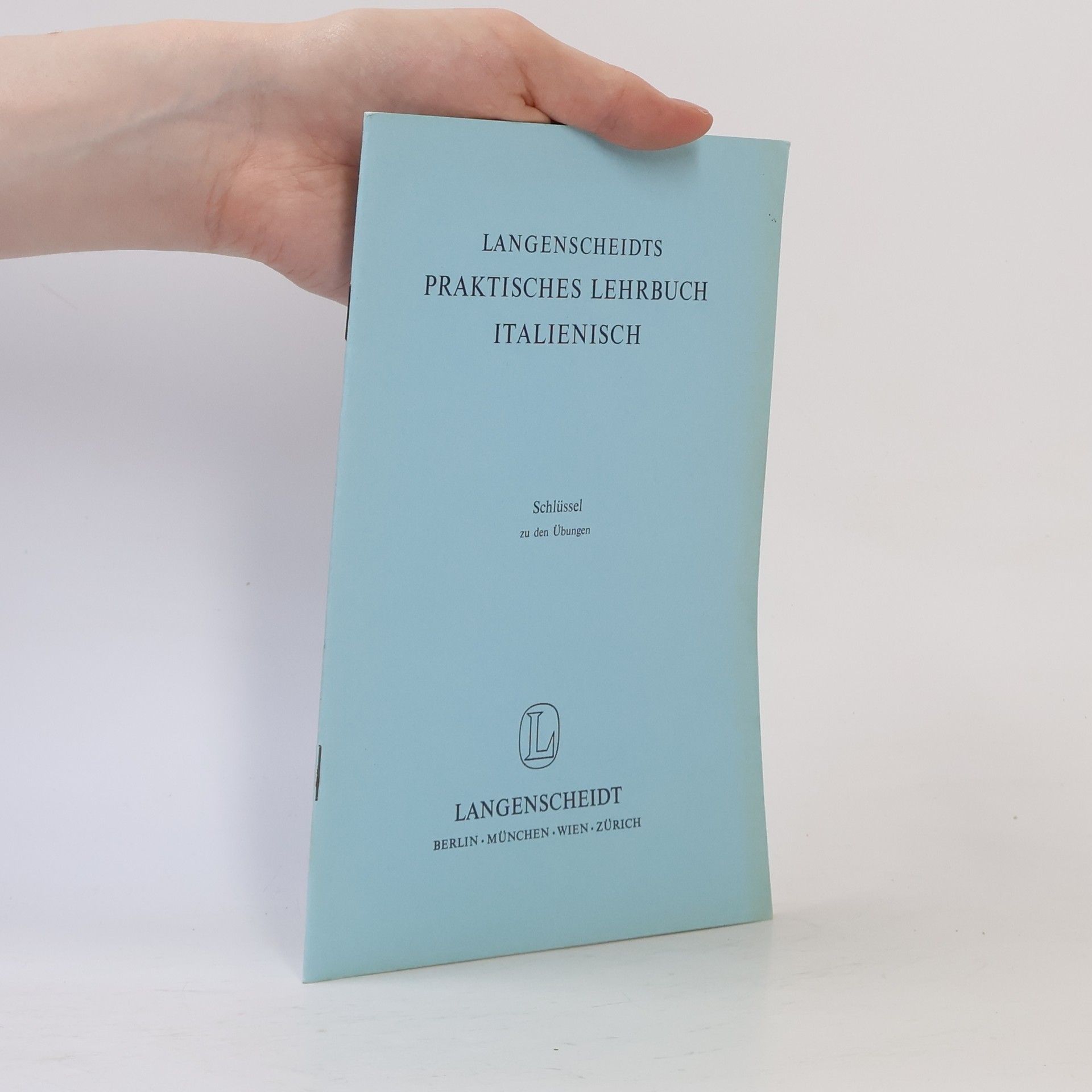 Herbert Frenzel Langenscheidts praktisches Lehrbuch Italienisch