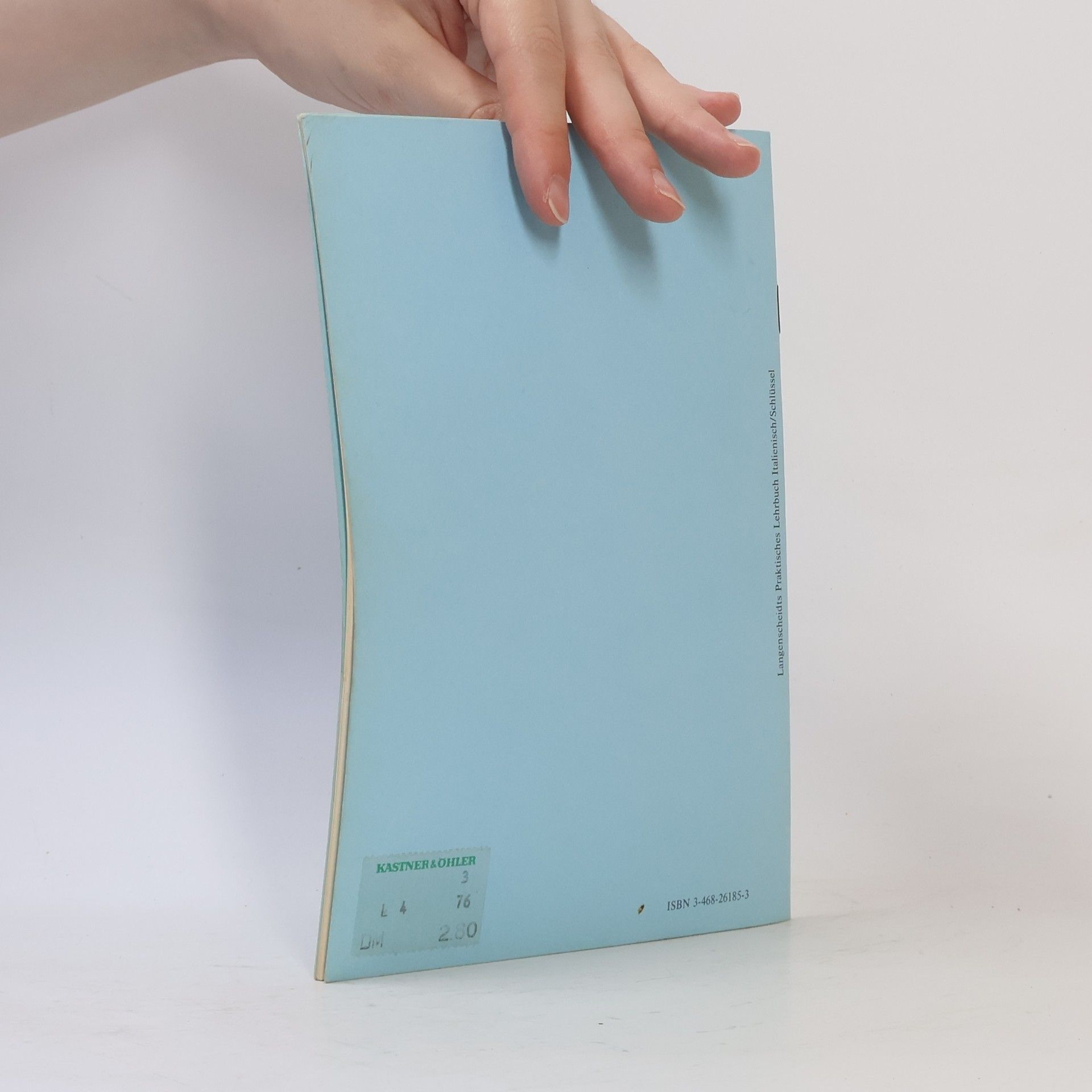 Herbert Frenzel Langenscheidts praktisches Lehrbuch Italienisch