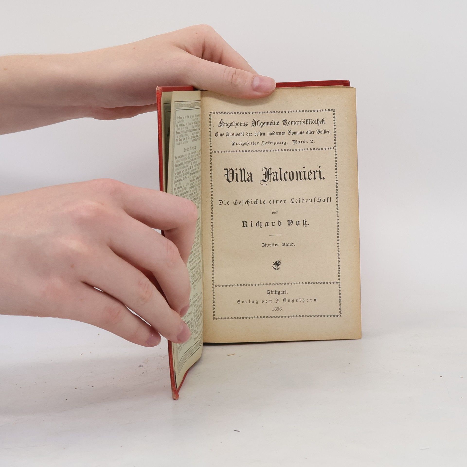 Richard Voß Engelhorn's allgemeine Roman Bibliothek