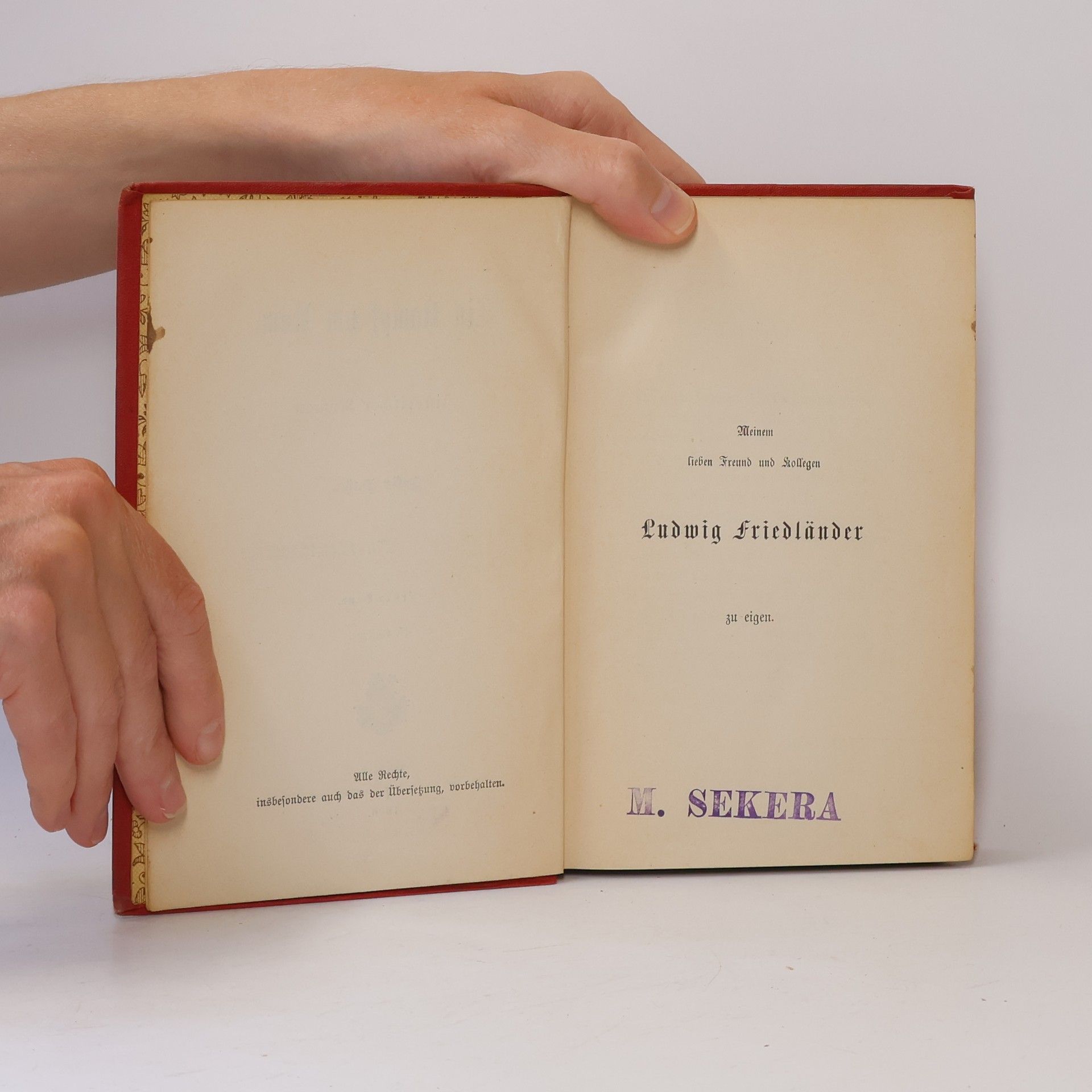 Ludwig Friedländer Eine Reise der Heiligen