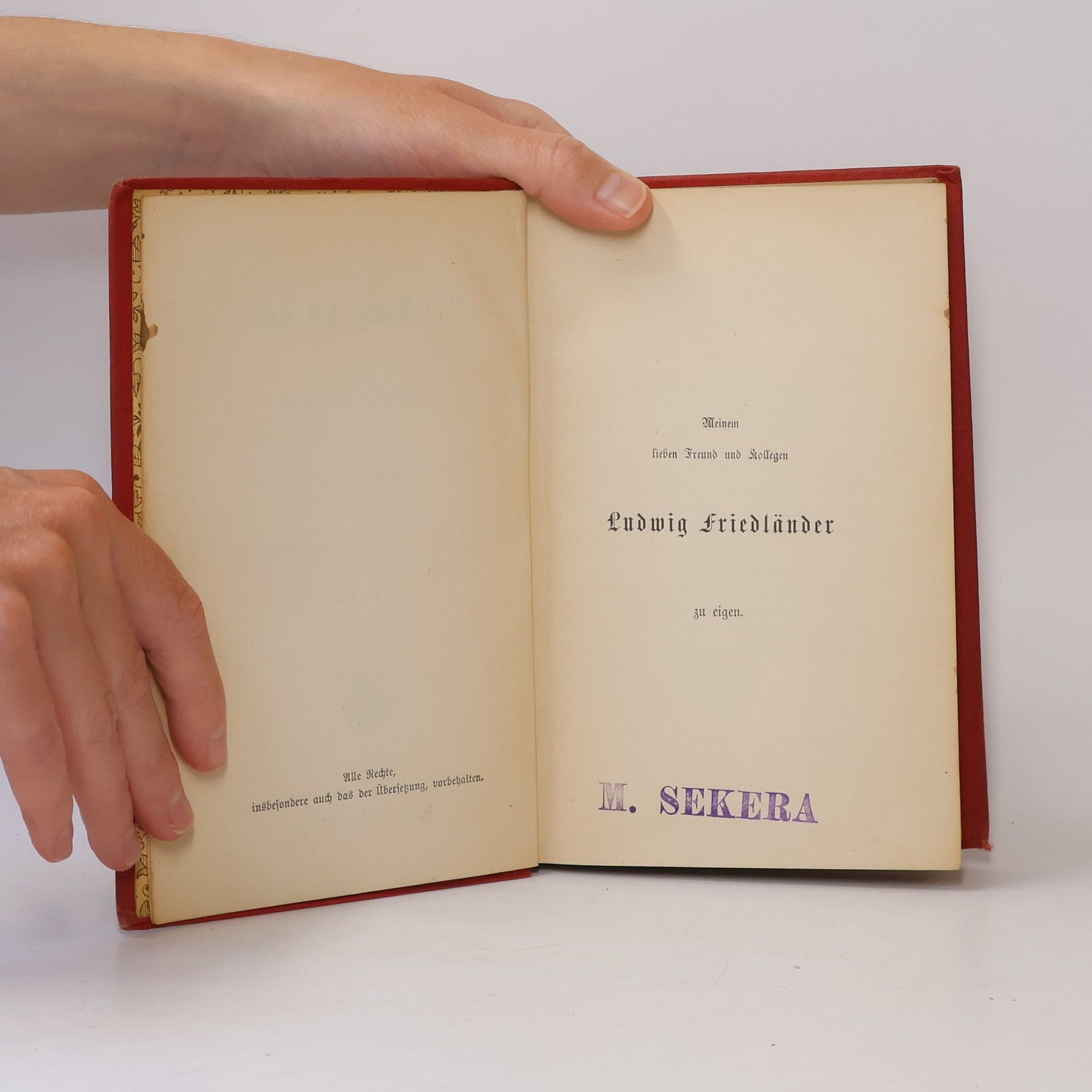 Ludwig Friedländer Eine Reise der Heiligen
