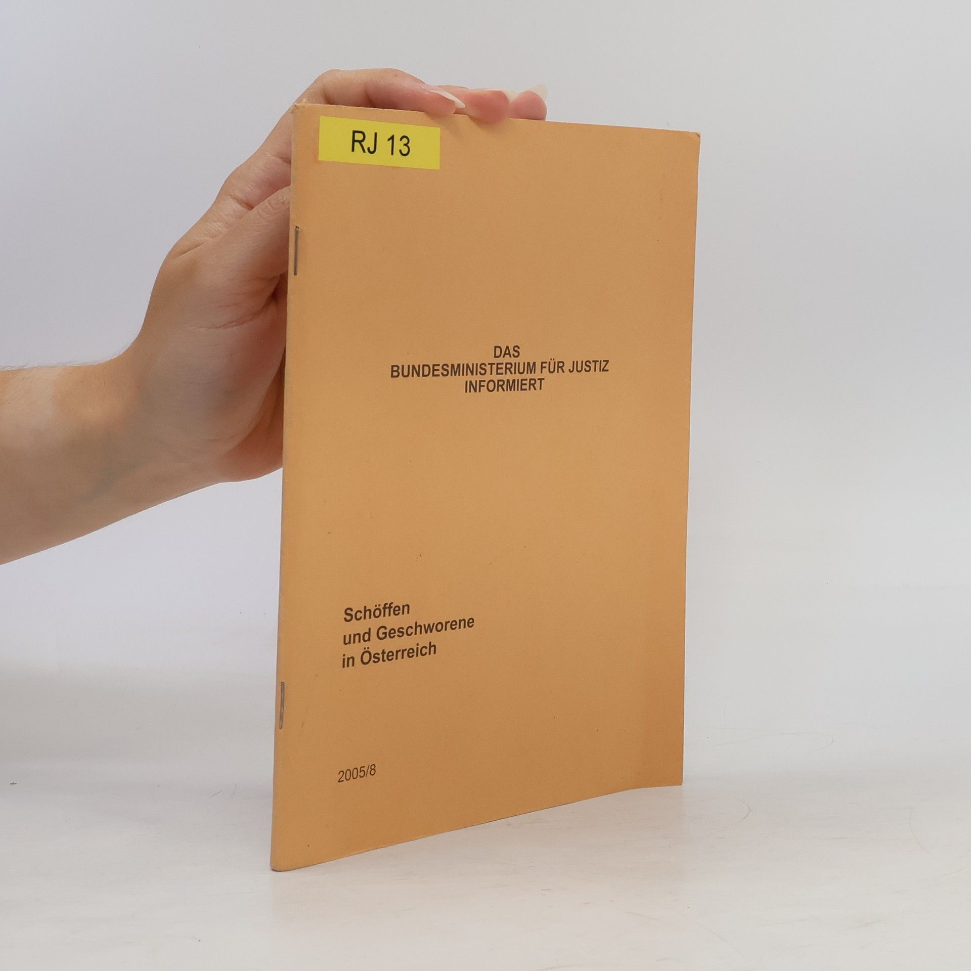 Autorenkollektiv Das Bundesministerium für Justiz informiert 8/2005