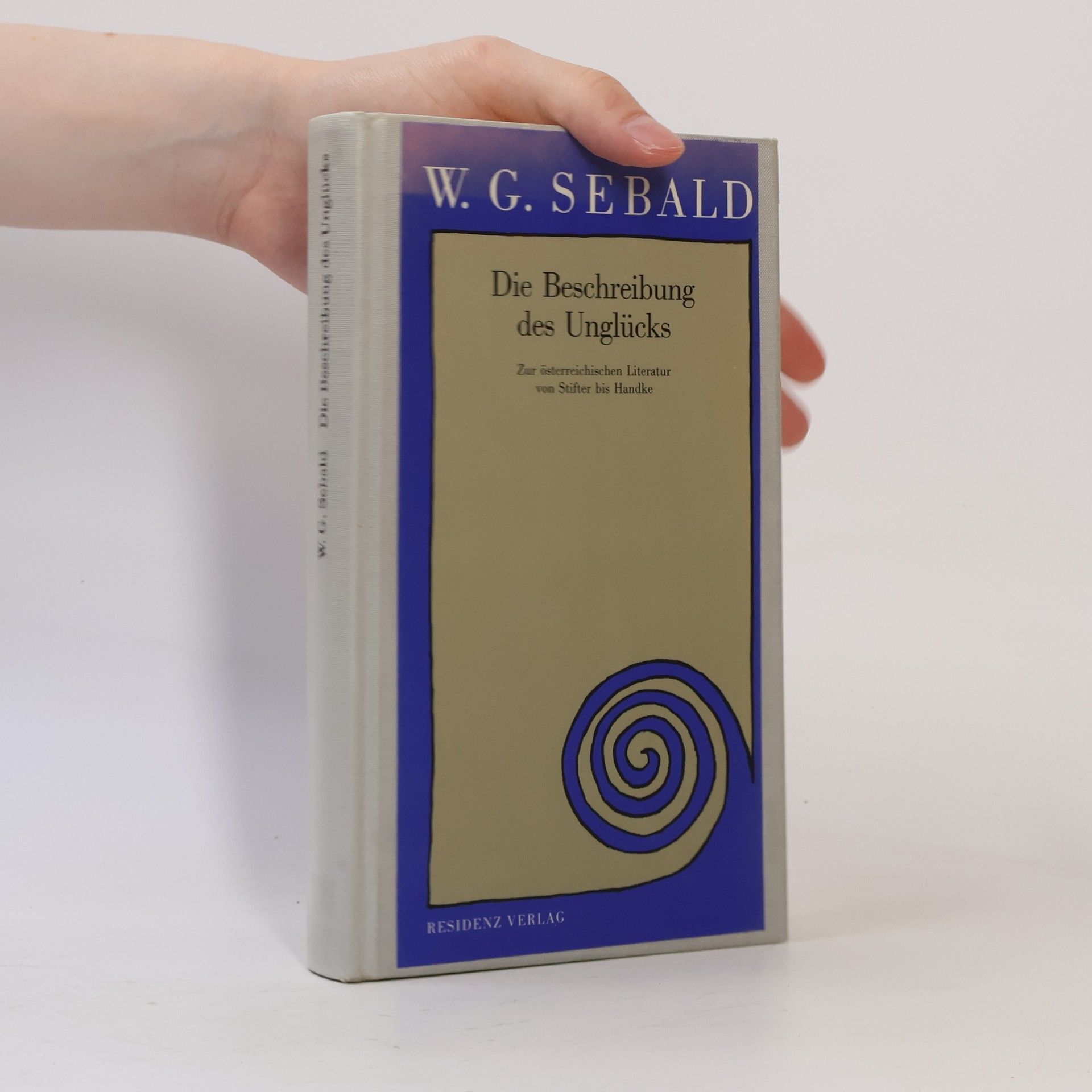 W. G. Sebald Die Beschreibung des Unglücks
