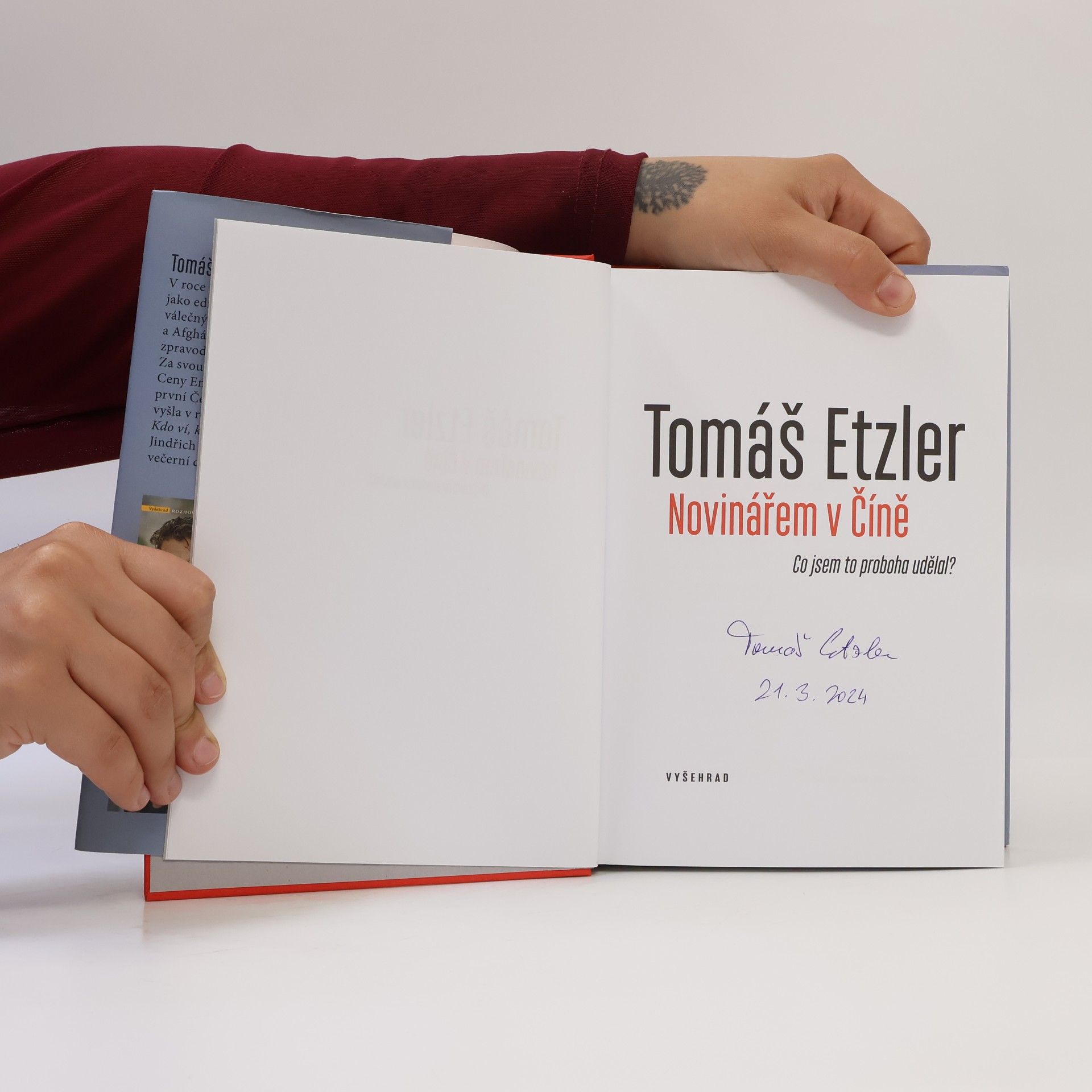 Tomáš Etzler Novinářem v Číně