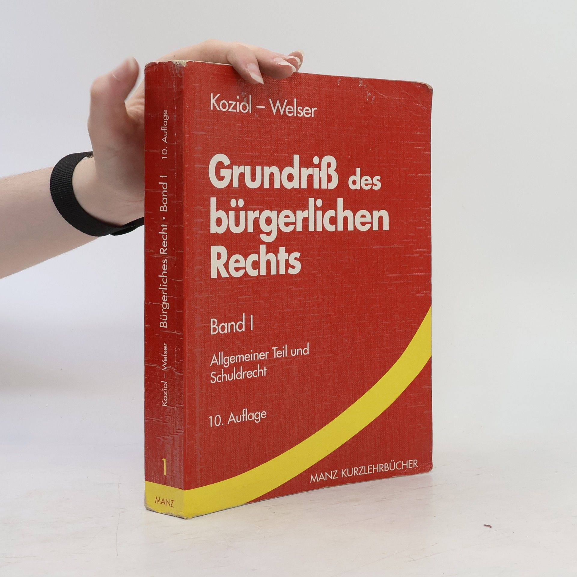 Helmut Koziol Grundriß des bürgerlichen Rechts. Band I