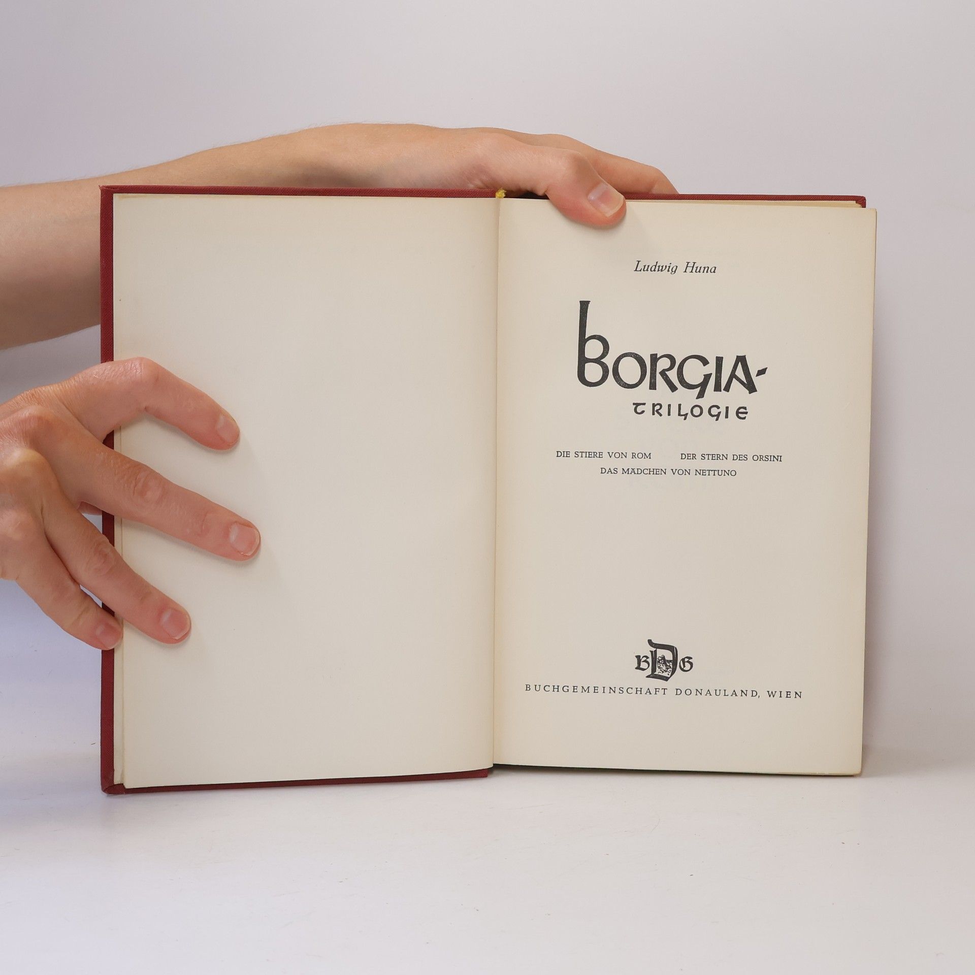 Ludwig Huna Borgia Trilogie